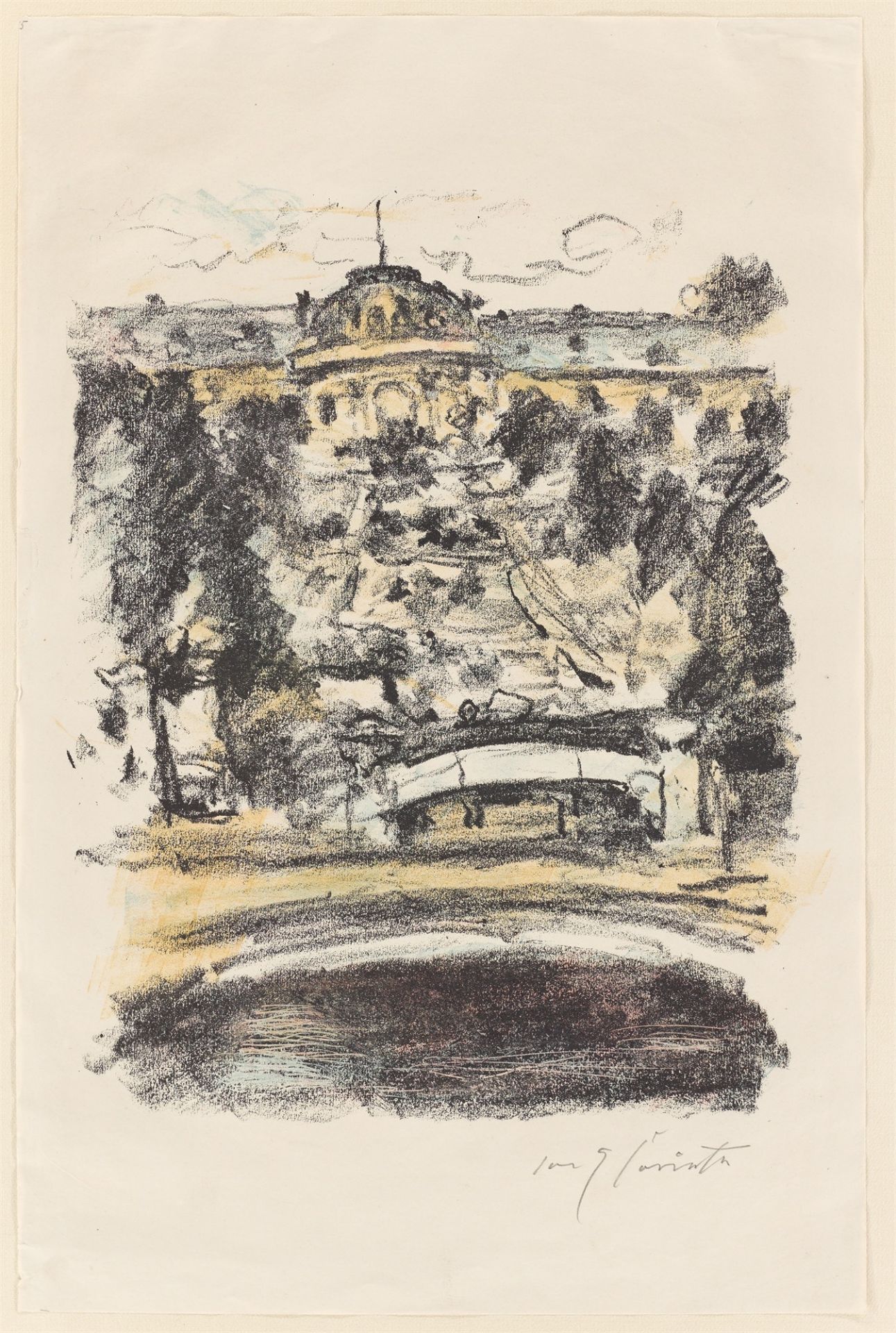 Lovis Corinth. „Sanssouci“. 1922 - Bild 2 aus 3