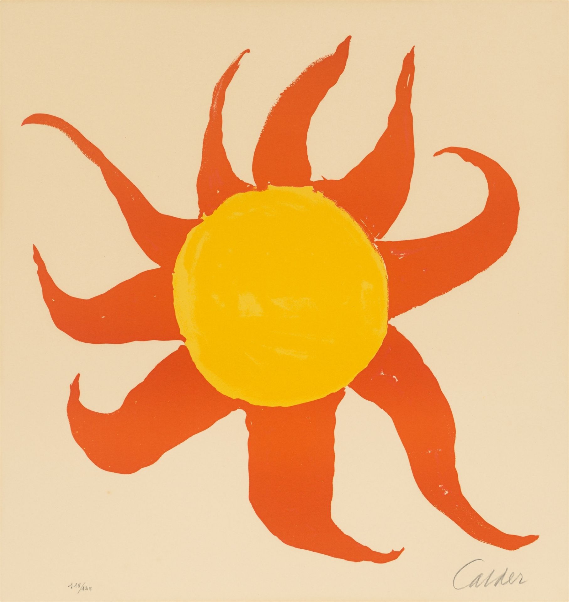 Alexander Calder. Red Sun. 1970
