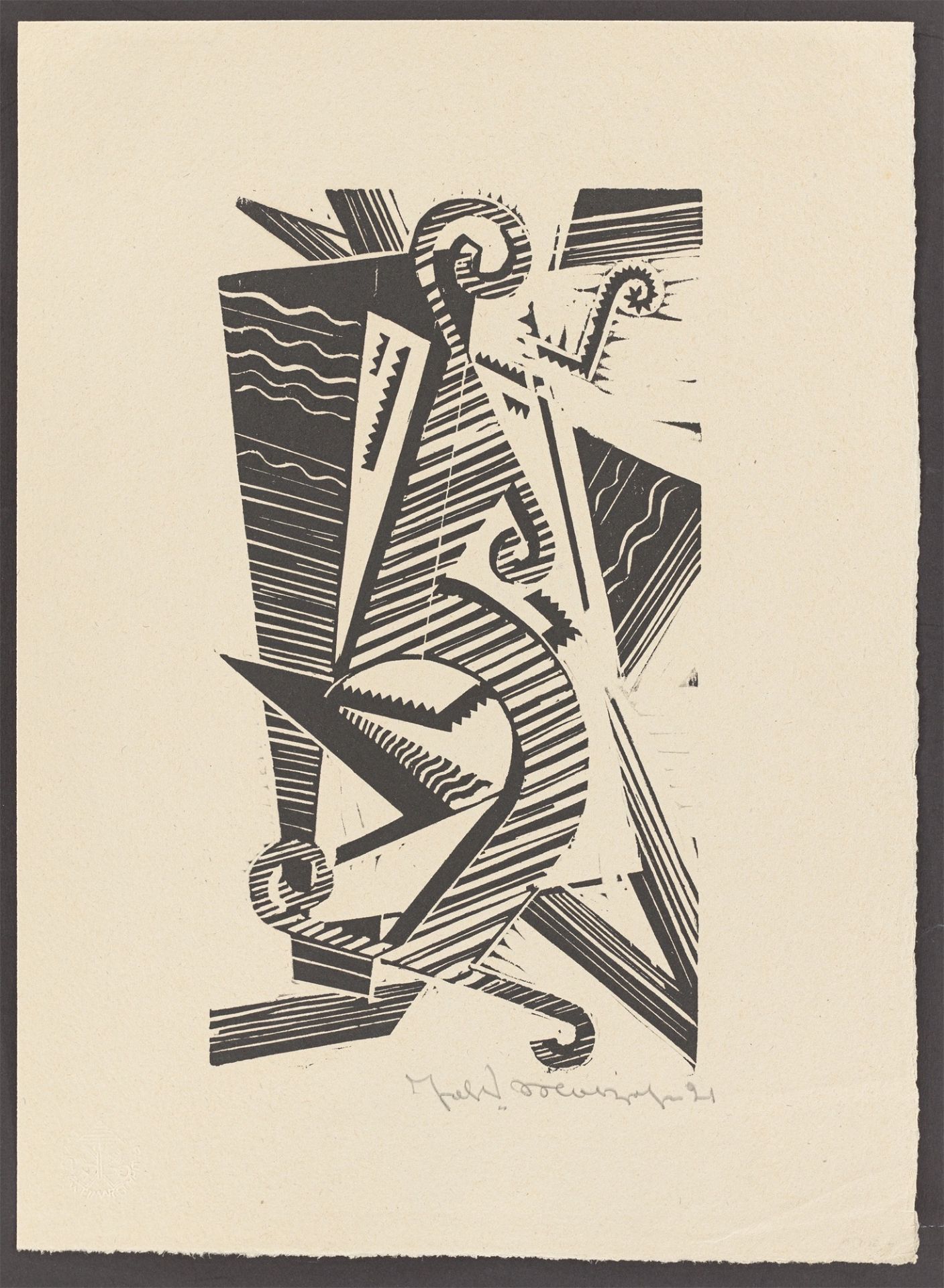 Johannes Molzahn. ”Opus XXXIII”. 1921 - Image 2 of 3