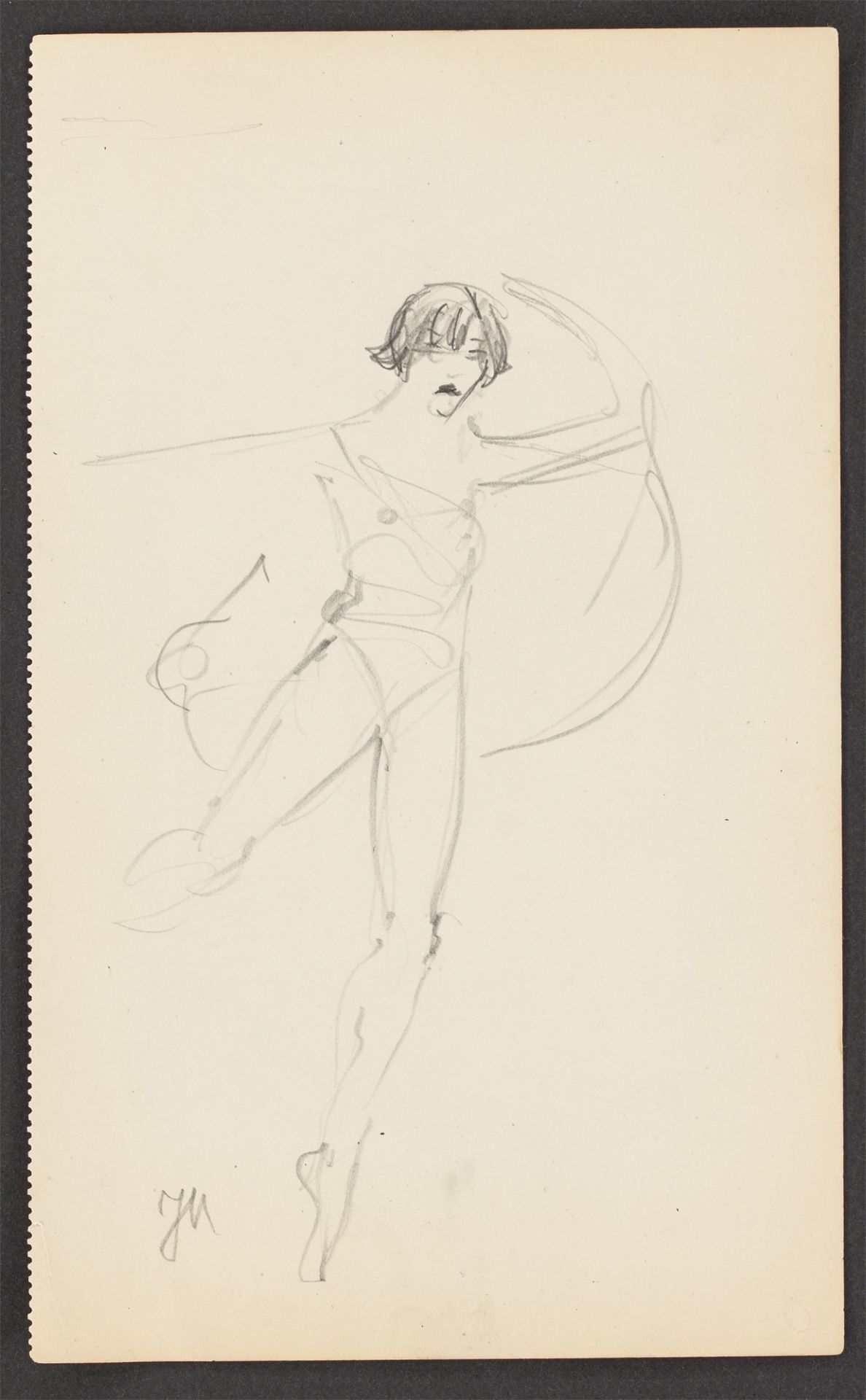 Jeanne Mammen. ”Bogenschützin”. - Image 2 of 3