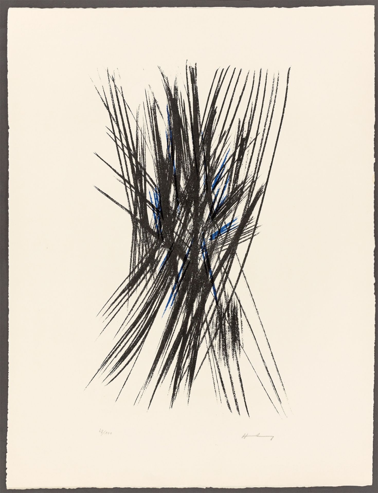 Hans Hartung. ”L 24”. 1957 - Image 2 of 3