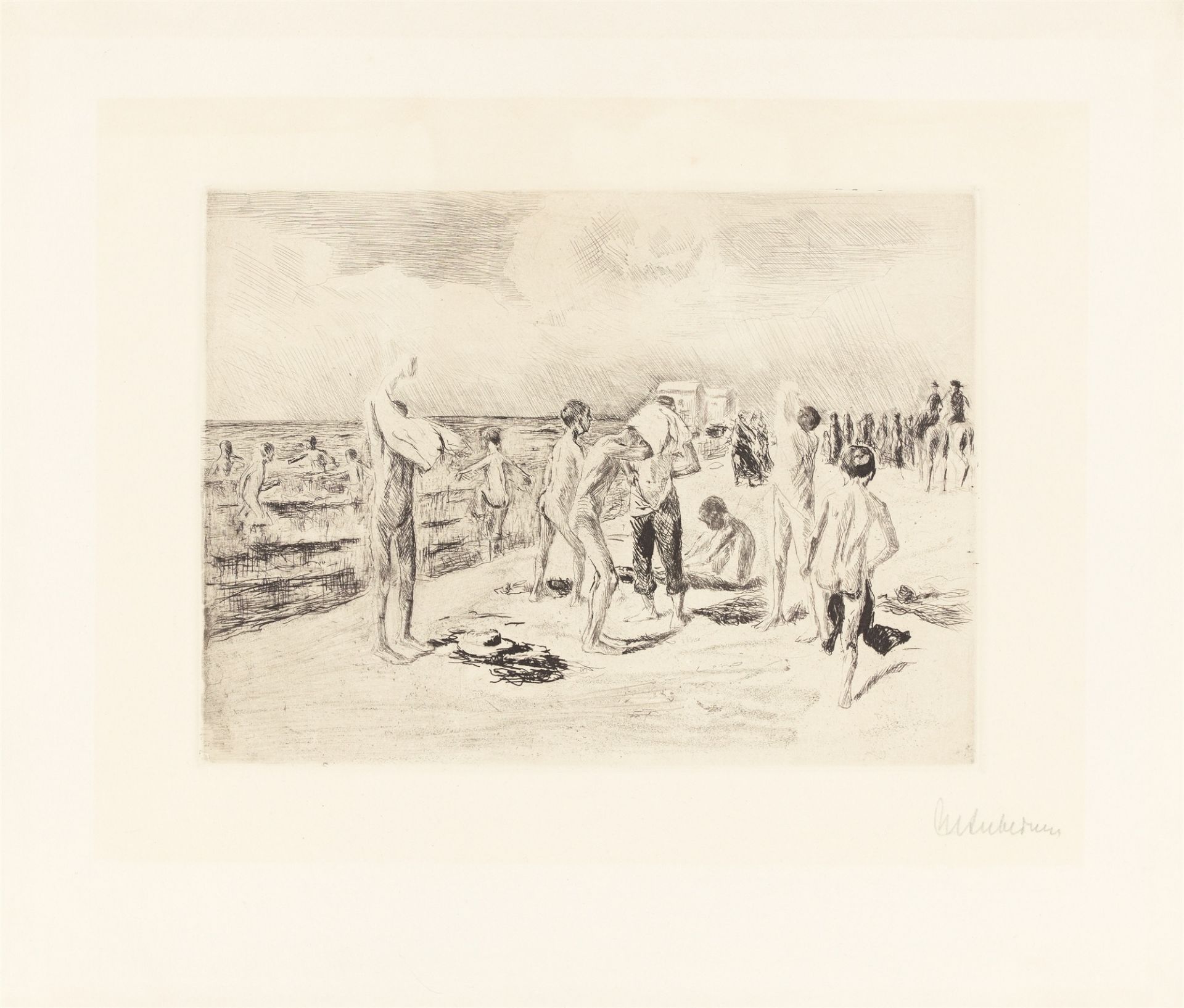 Max Liebermann. ”Badende Knaben”. 1904