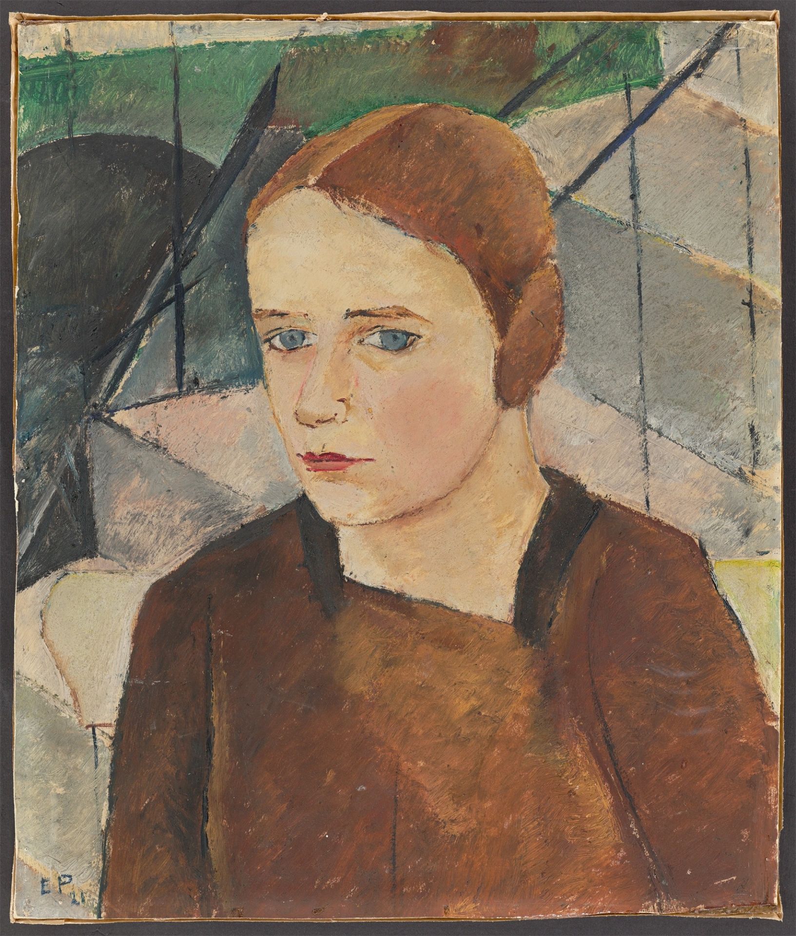 Gertrud Elisabeth Ebert-Püttmann. „Mädchenbildnis“. 1921 - Bild 2 aus 4