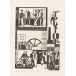 Gerd Arntz. „Fabrikbesetzung“. 1931