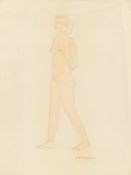Kurt Schwippert. Standing nude. 1942