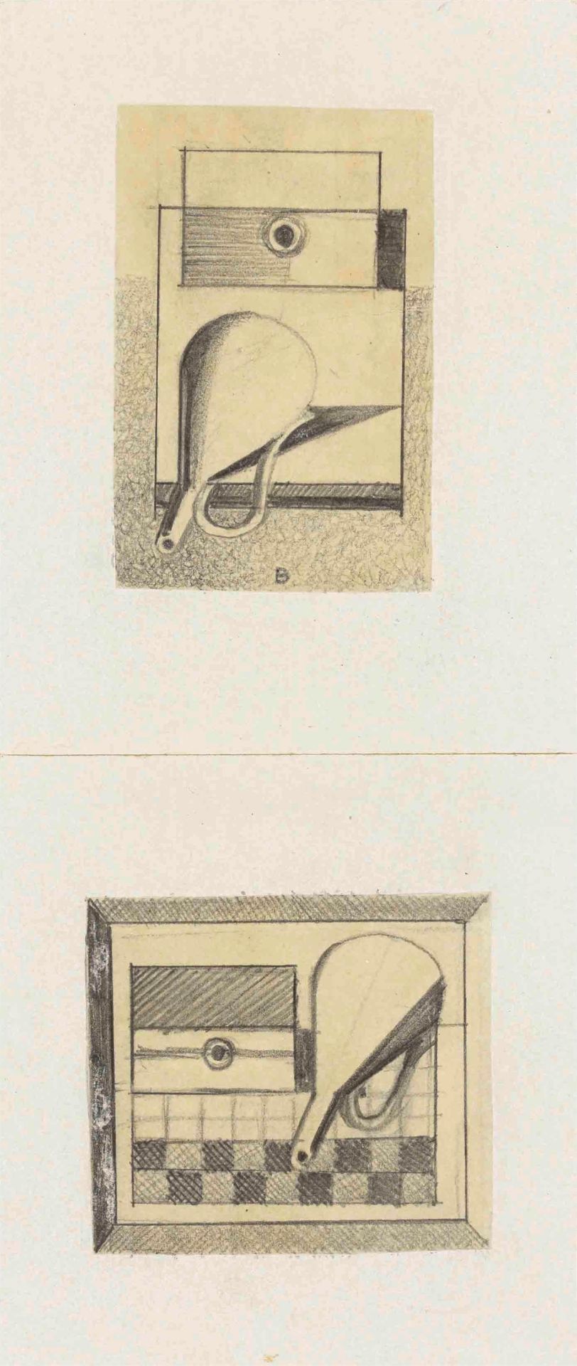 Gottfried Brockmann. „Trichter mit Kästchen“. 1924