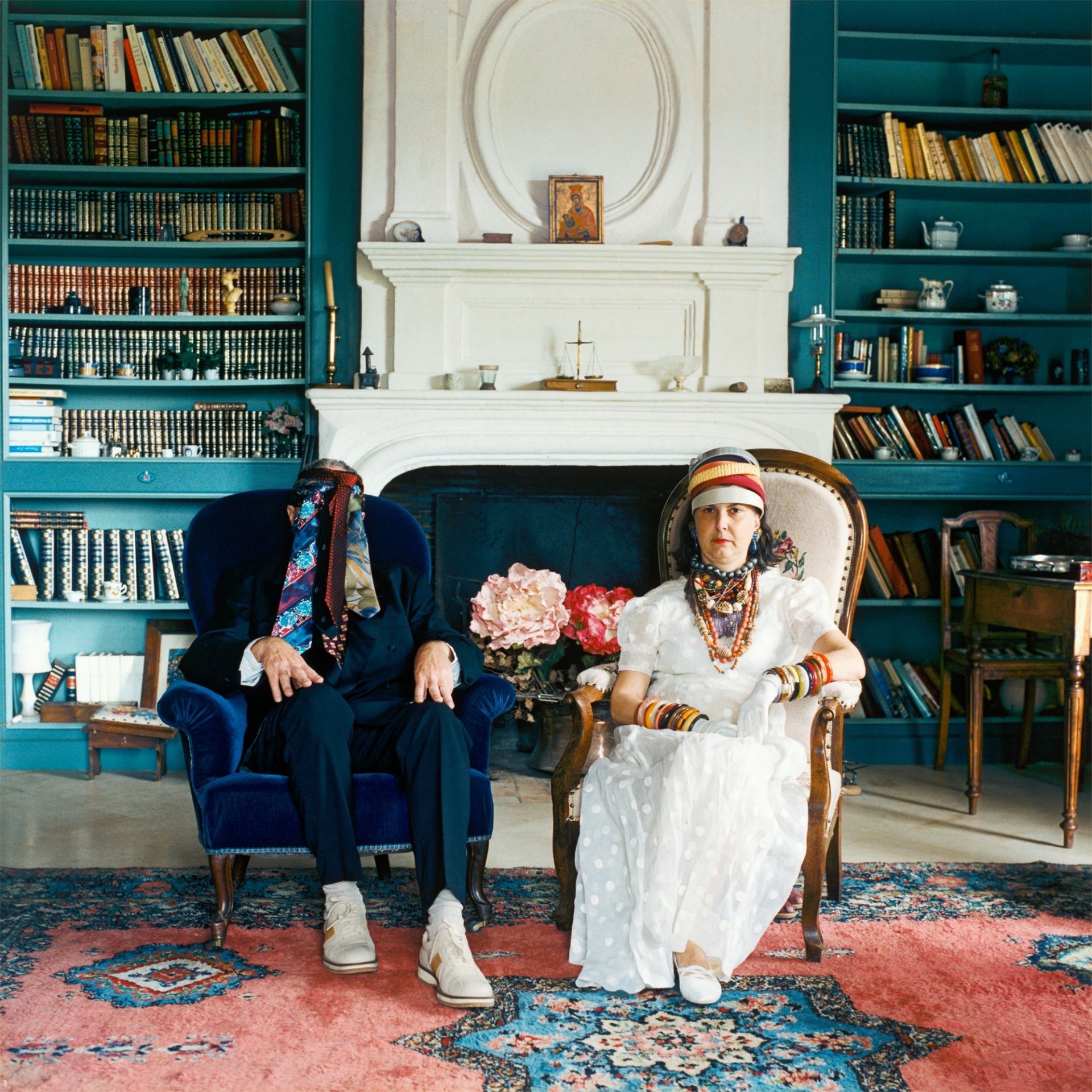 Delphine Balley. ”Mes parents dans le Grand Salon”, from the series ”L'Album de famille - Pré…. 2002