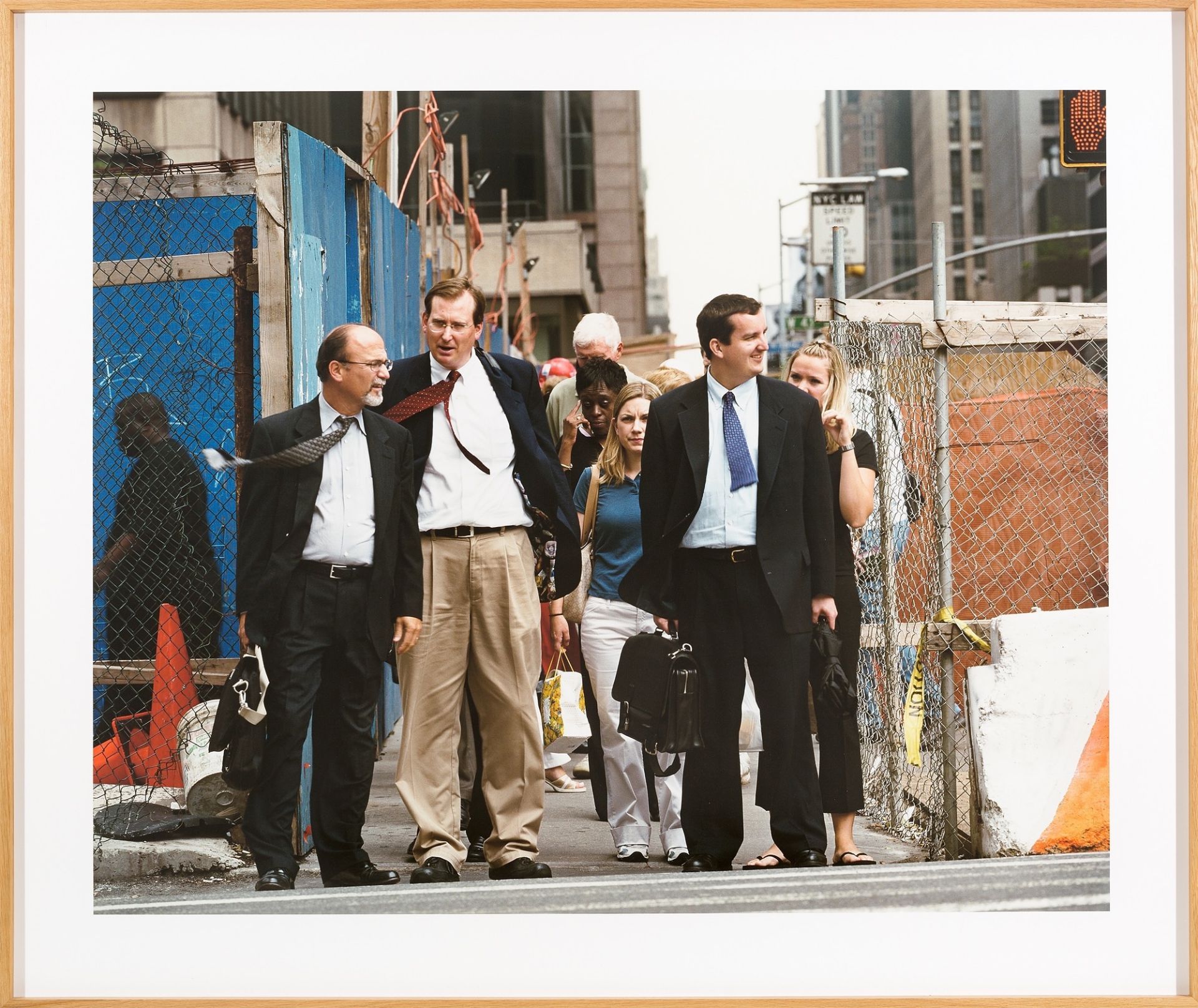 Florian Böhm. ”42nd St. / 6th ave.”, New York City, from the series ”Wait for Walk”. 2005