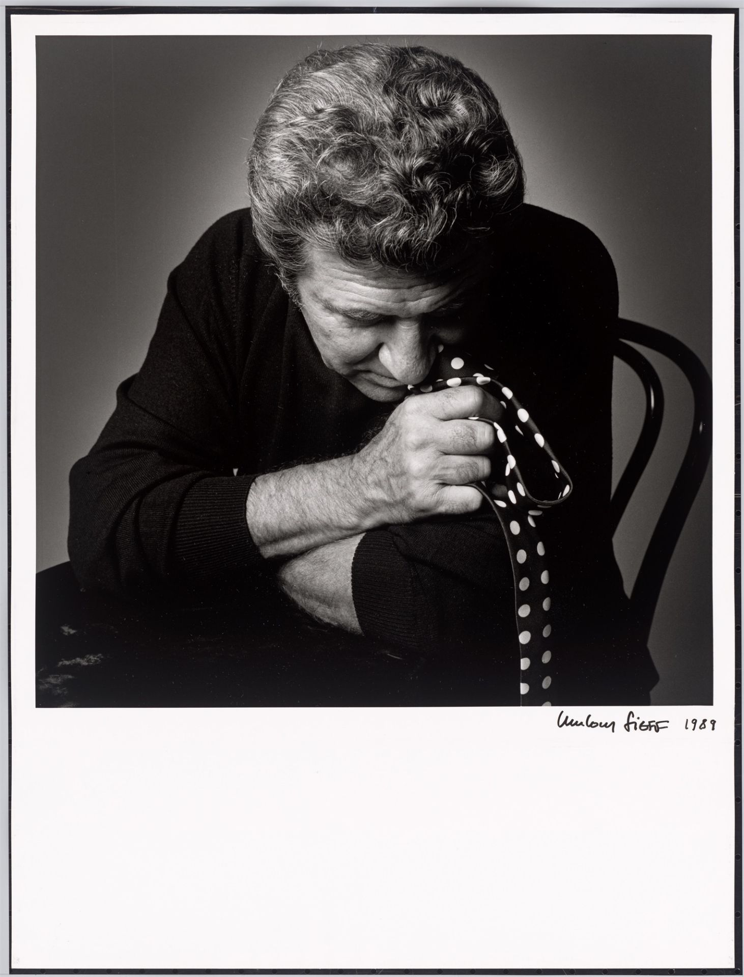 Jeanloup Sieff. Gilbert Bécaud, Paris. 1989 - Bild 2 aus 4