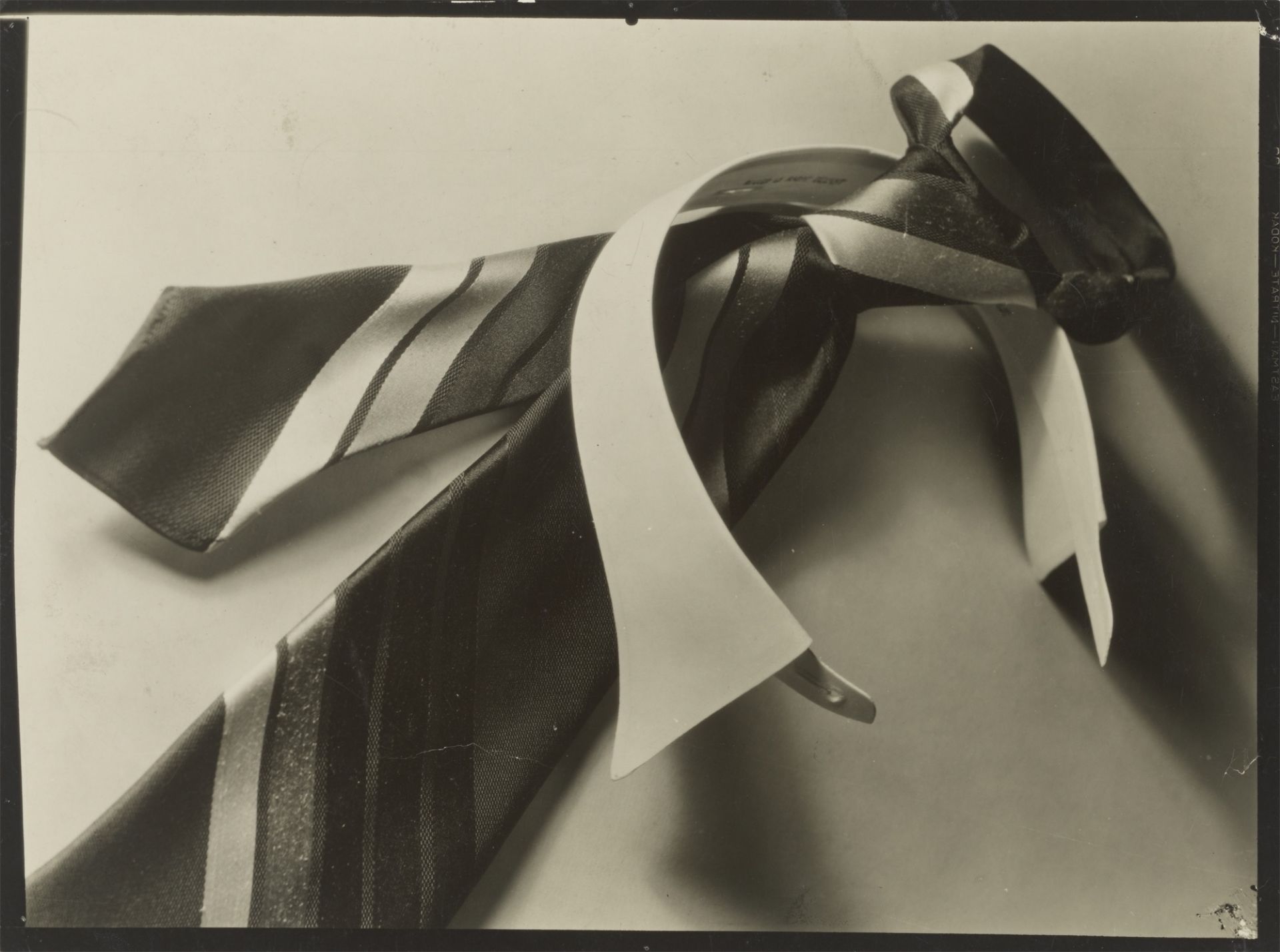 Théodore Blanc & Antoine Demilly. Still Life with Tie and Collar. Circa 1930