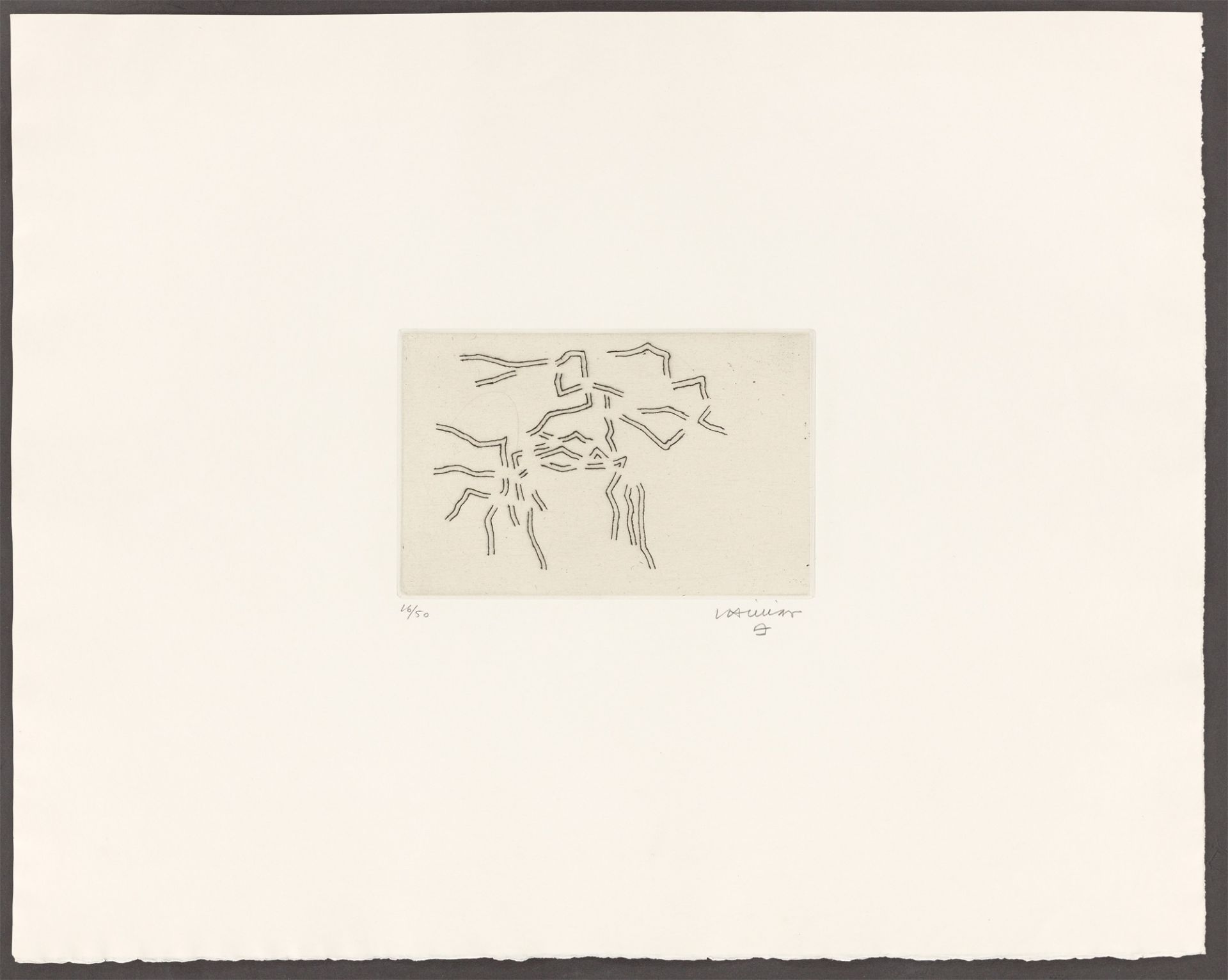 Eduardo Chillida. ”Ze V”. 1969 - Image 2 of 3