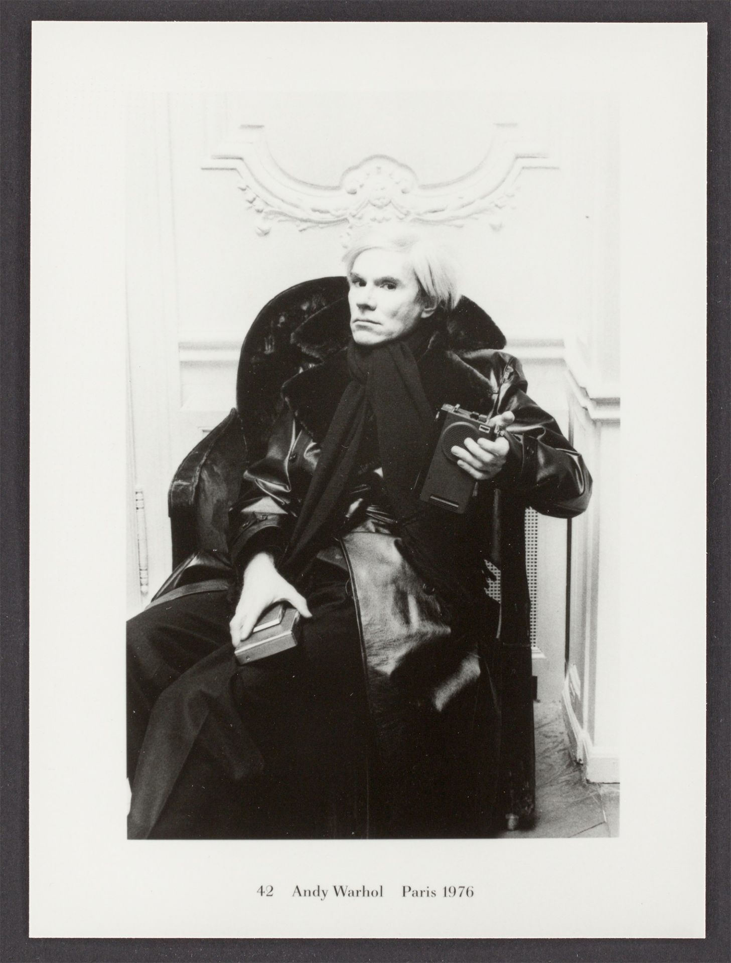 Jonathan Monk. „Andy Warhol, Paris 1976“. 2006 - Bild 2 aus 3