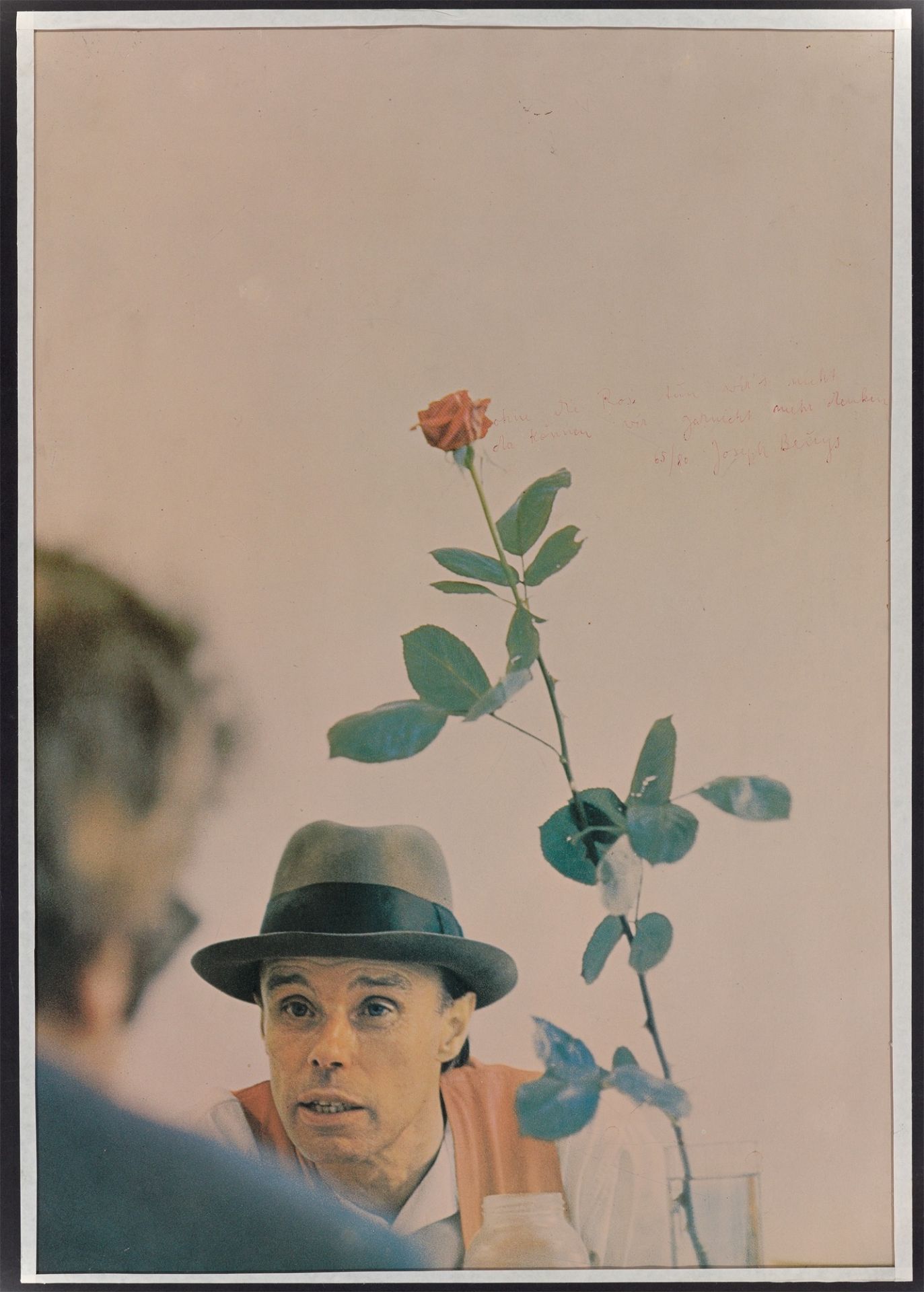 Joseph Beuys. ”Ohne die Rose tun wir's nicht (...)”. 1972 - Image 2 of 3