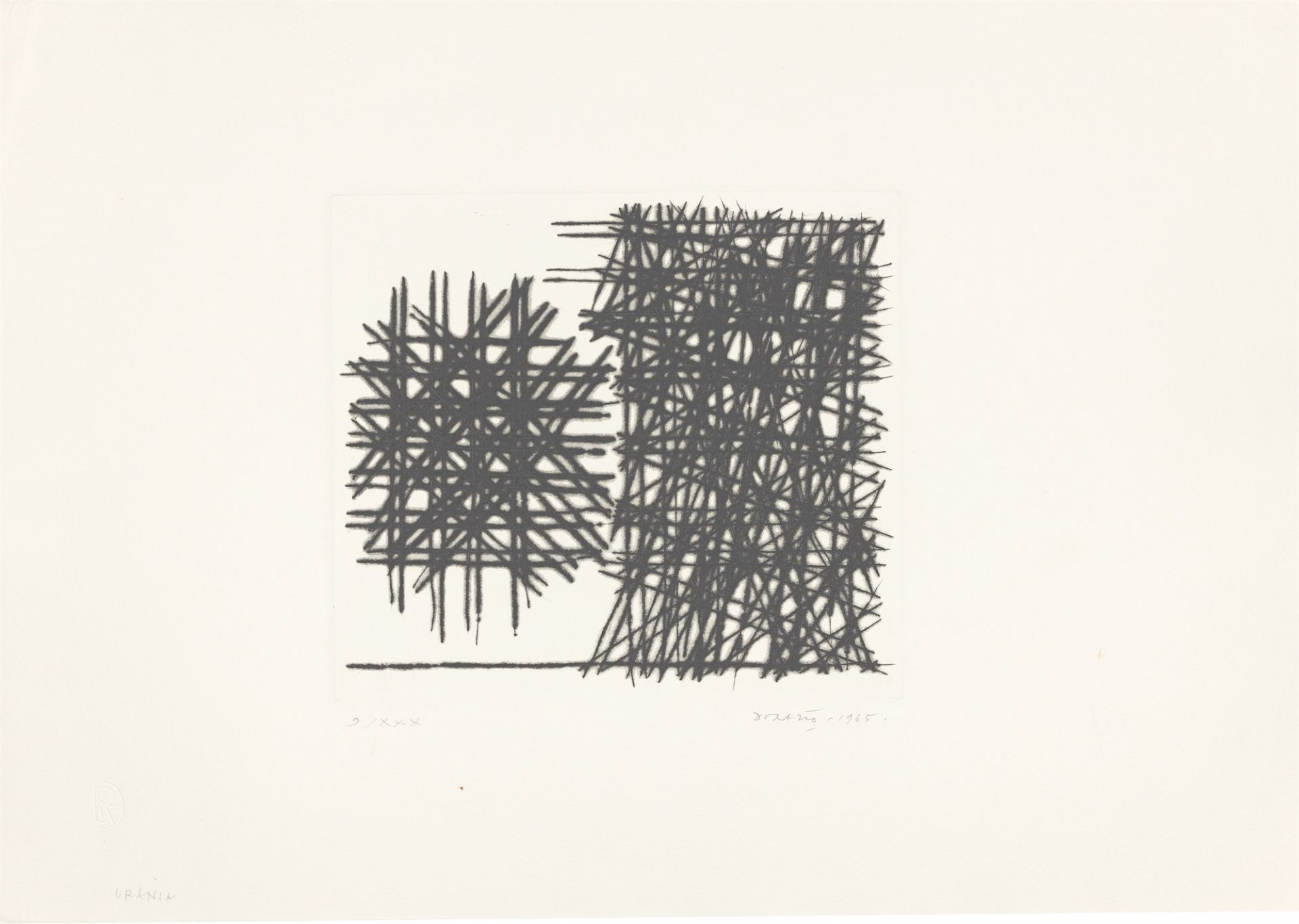 Piero Dorazio. Ohne Titel. 1965