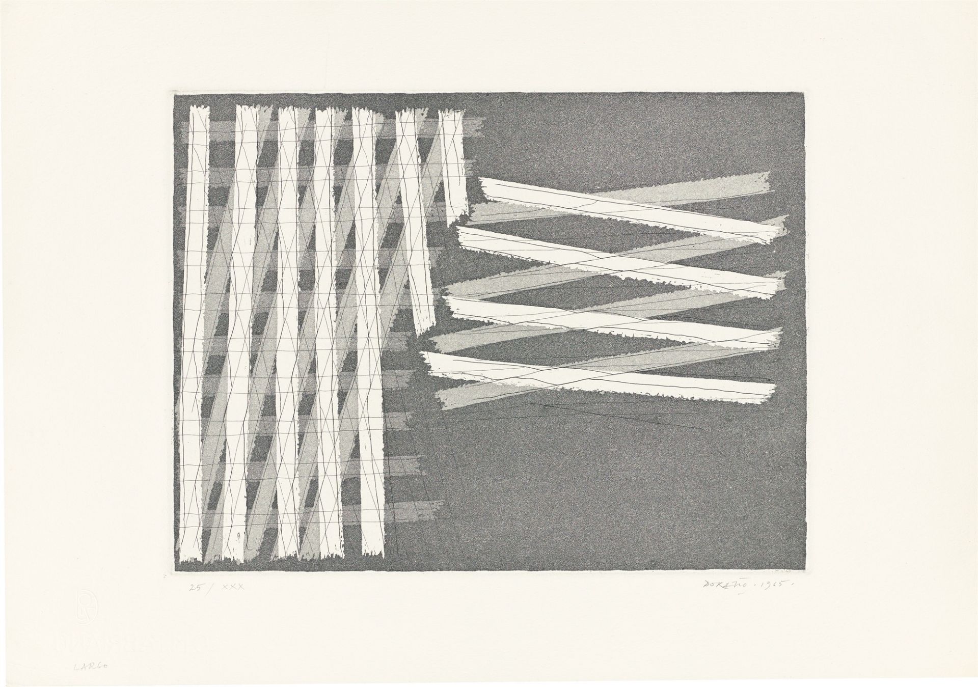 Piero Dorazio. Untitled. 1965 - Image 4 of 6