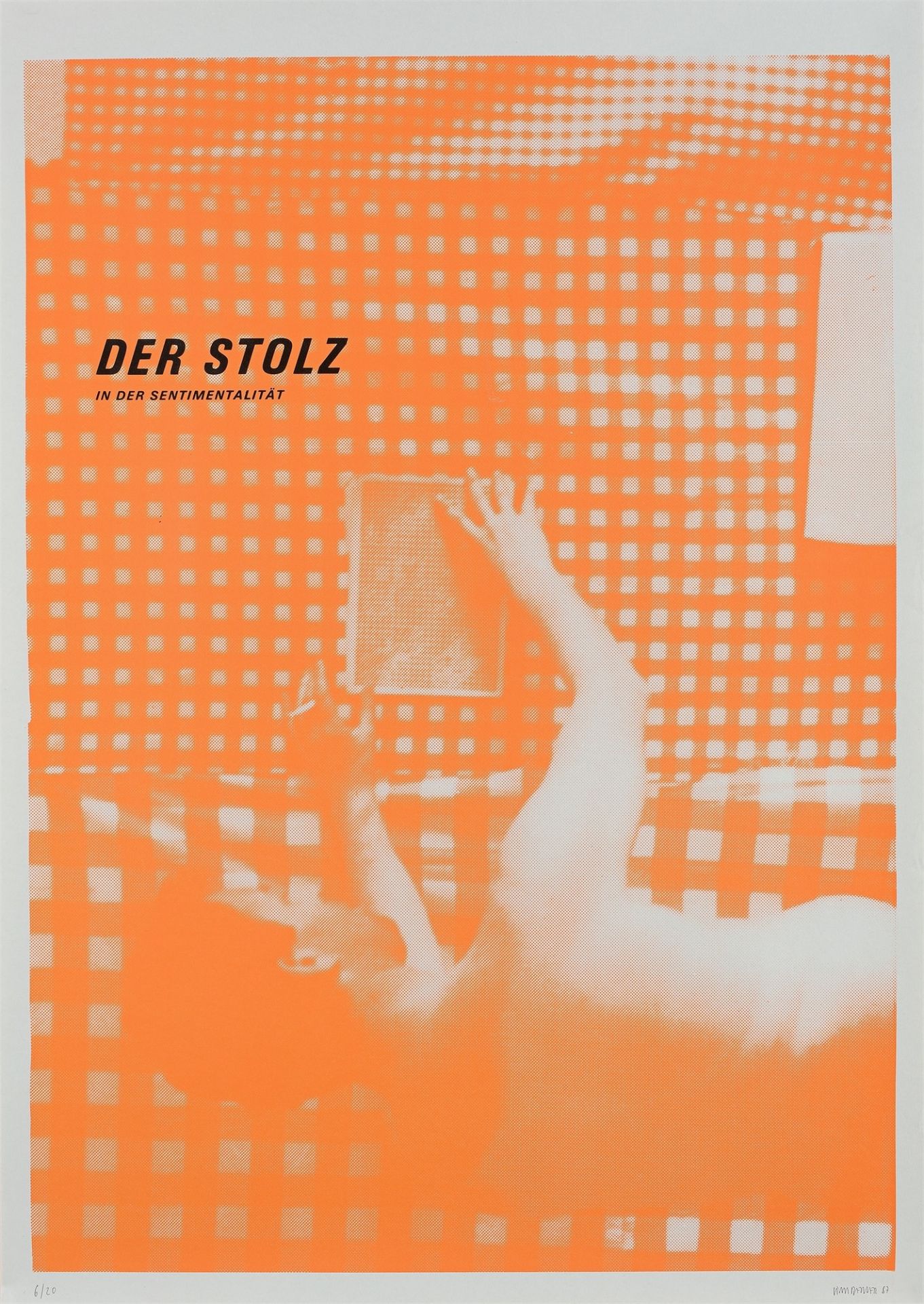 Martin Kippenberger. „Der Stolz in der Sentimentalität“. 1987