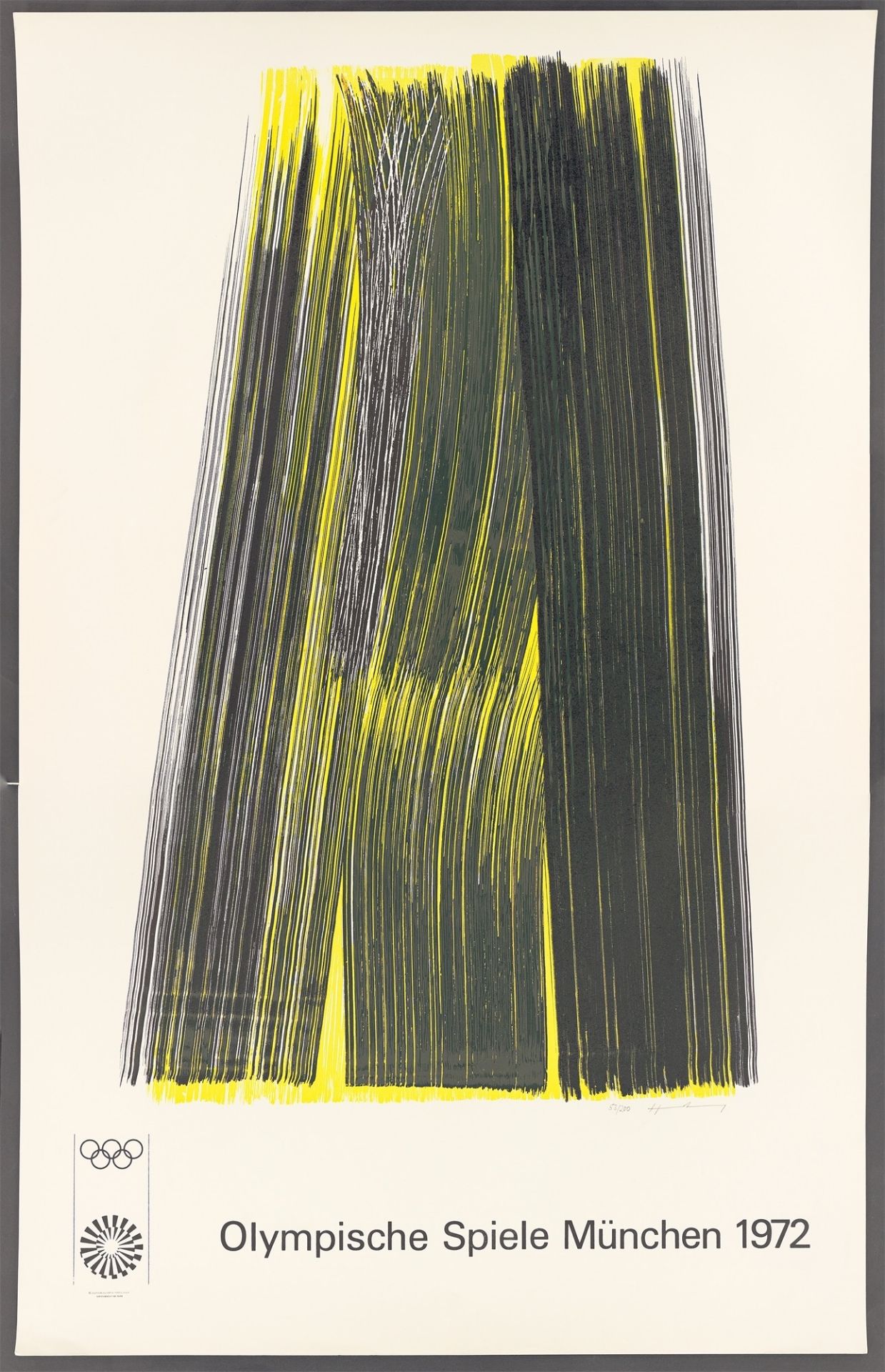 Hans Hartung. „Komposition für München“. 1972 - Bild 2 aus 3