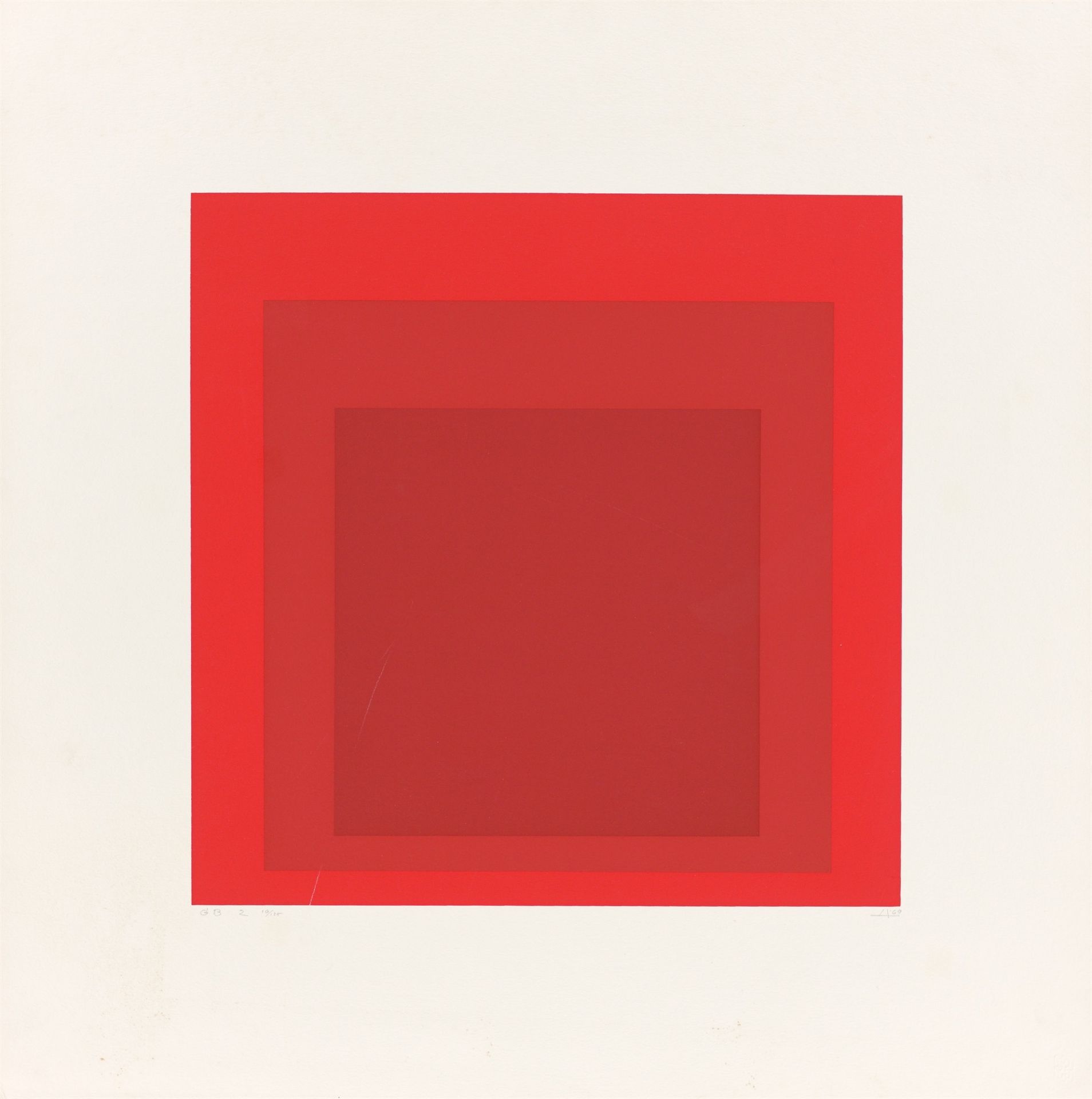 Josef Albers. ”GB 2”. 1969