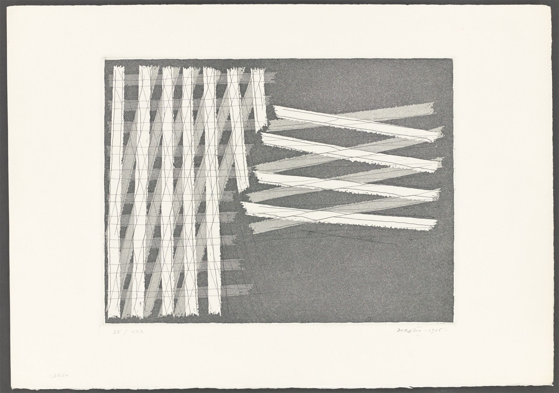 Piero Dorazio. Untitled. 1965 - Image 5 of 6