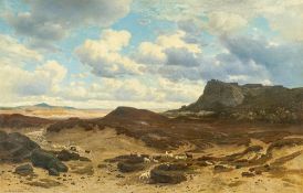 Louis Spangenberg. Landschaft. 1865