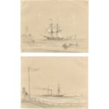 Iwan Konstantinowitsch Aiwasowski. Gegenstücke: Frascati / Le Havre. 1843