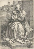Albrecht Dürer. ”Maria mit dem Kind an der Mauer”. 1514
