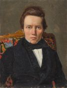 Christian Albrecht Jensen. Porträt eines Herren und Porträt einer Dame. Um 1830