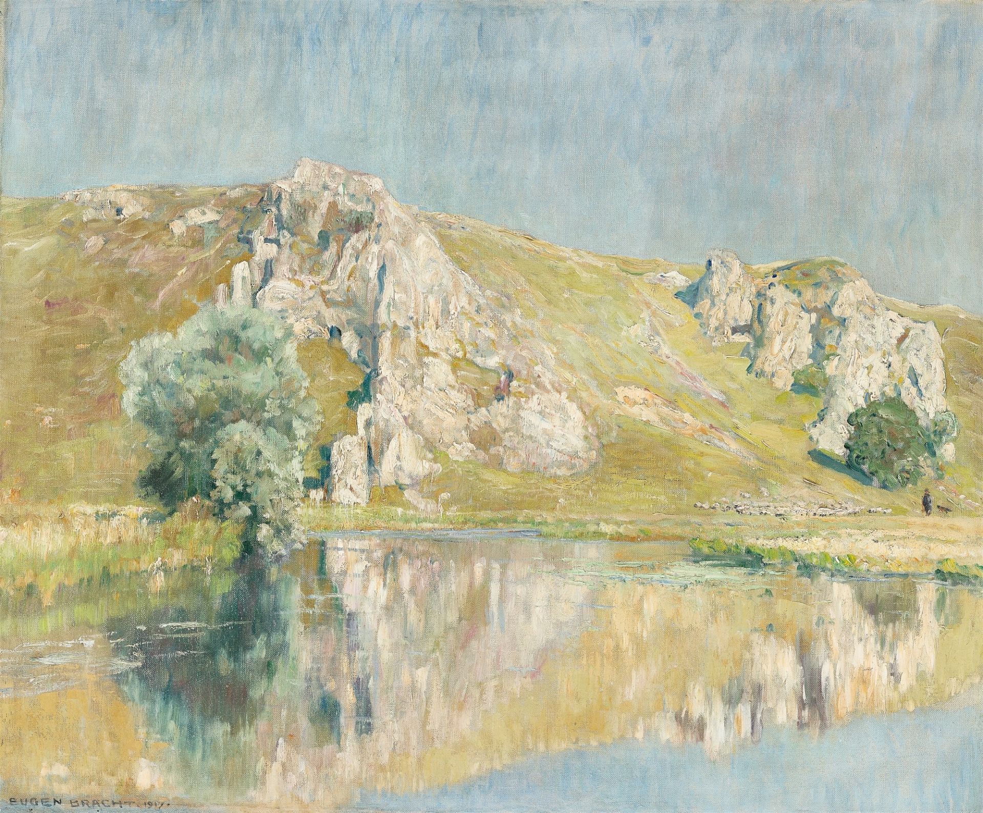 Eugen Bracht. „Flusslandschaft“. 1917