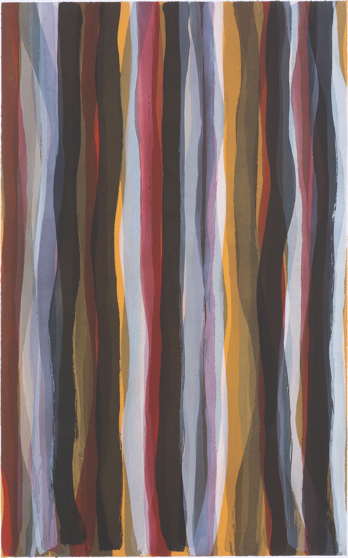 Sol LeWitt. „Brushstrokes in Different Colors in Two Directions“. 1993 - Bild 7 aus 7