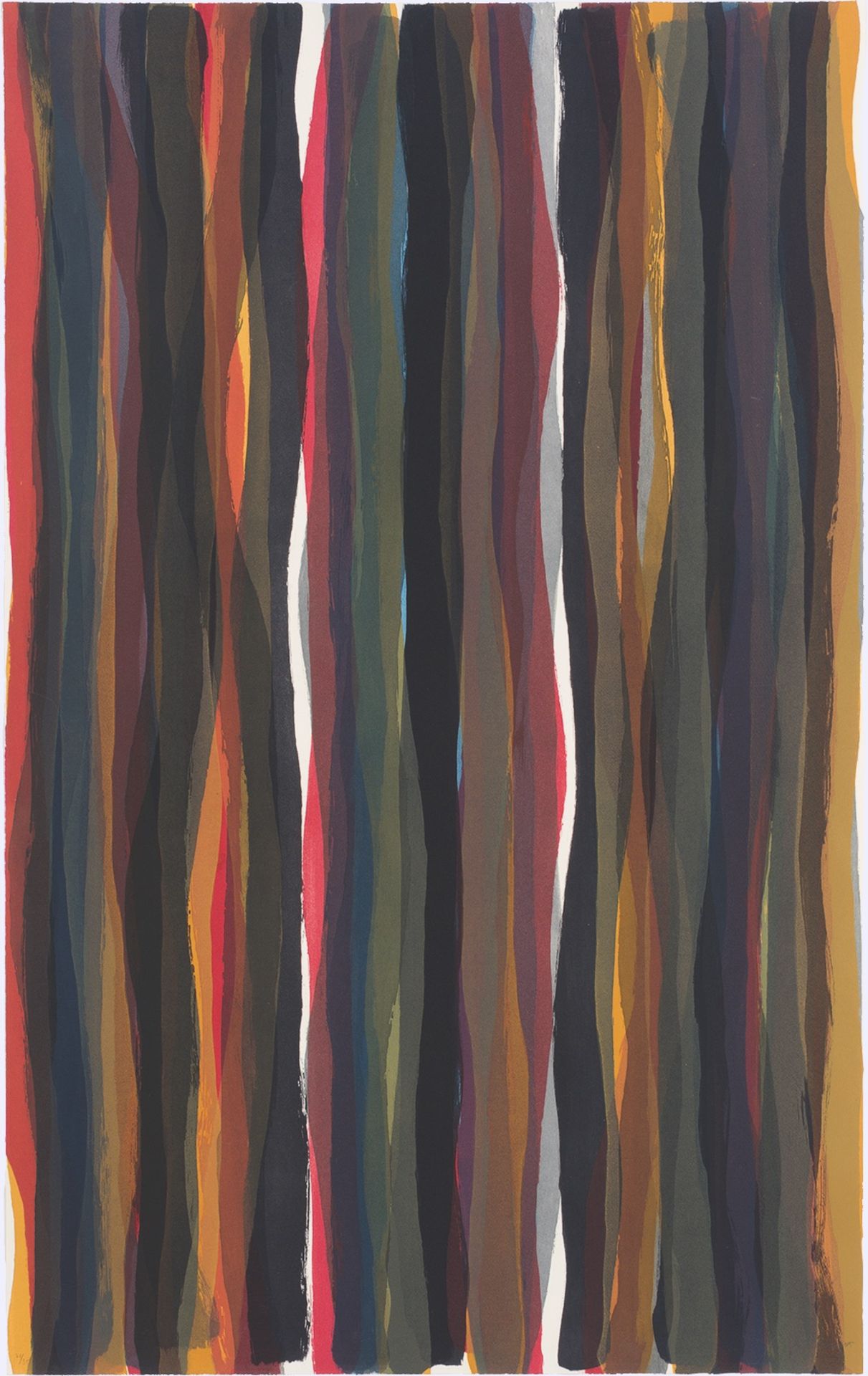 Sol LeWitt. „Brushstrokes in Different Colors in Two Directions“. 1993 - Bild 6 aus 7