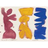 A.R. Penck. „Entwurf für 3 Skulpturen“. 1981