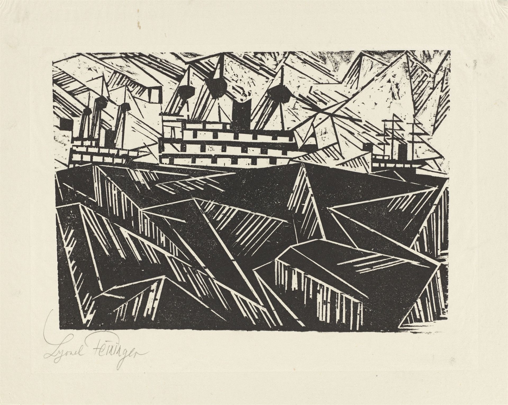 Lyonel Feininger. „Zwölf Holzschnitte“. 1921 - Bild 9 aus 15