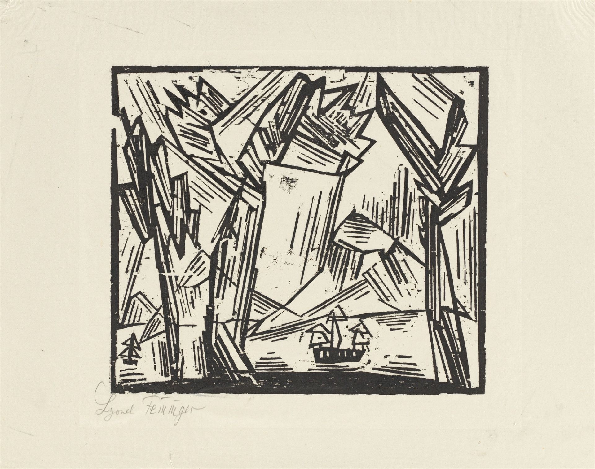 Lyonel Feininger. „Zwölf Holzschnitte“. 1921 - Bild 13 aus 15