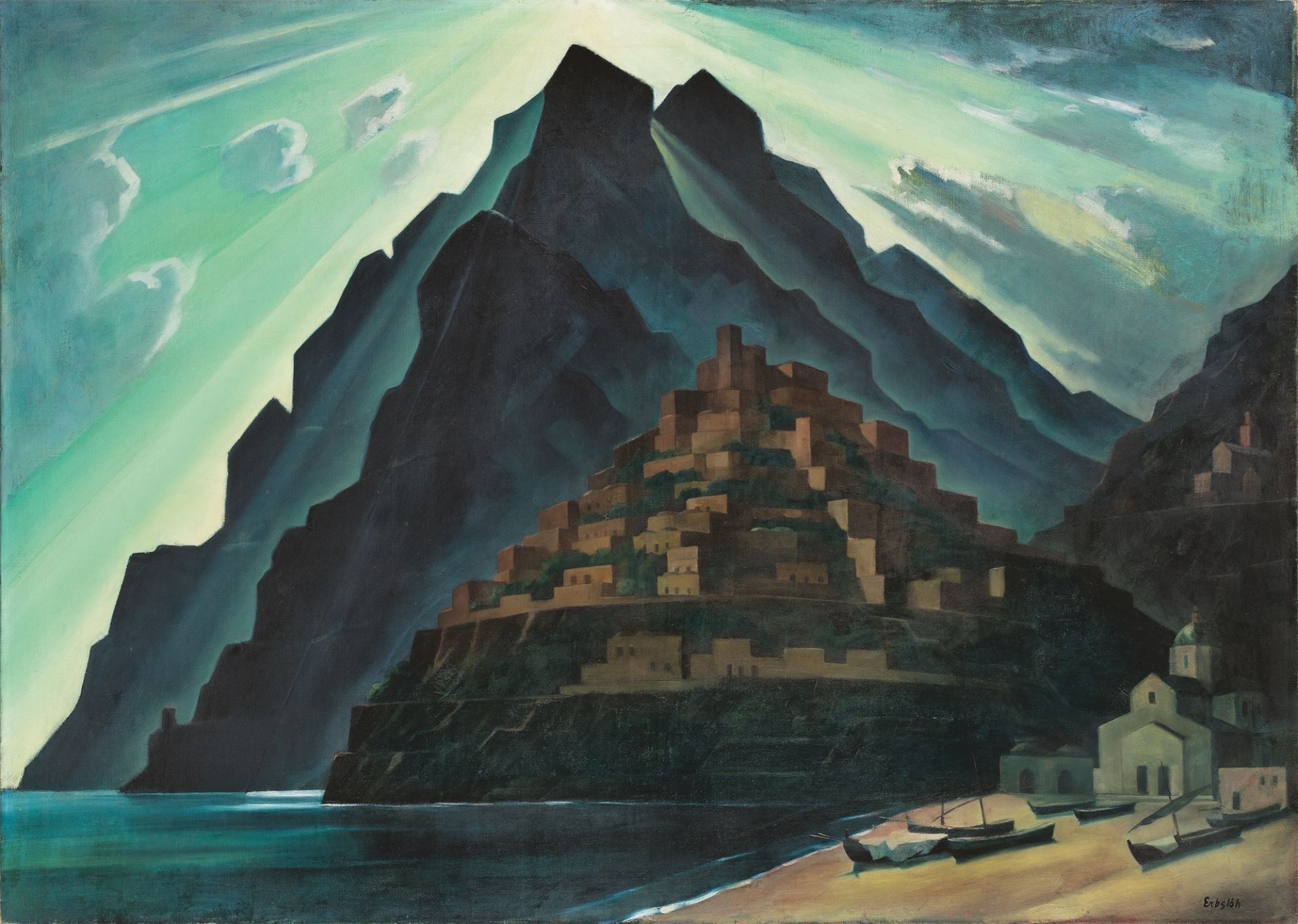 Adolf Erbslöh. „Positano“. Um 1923