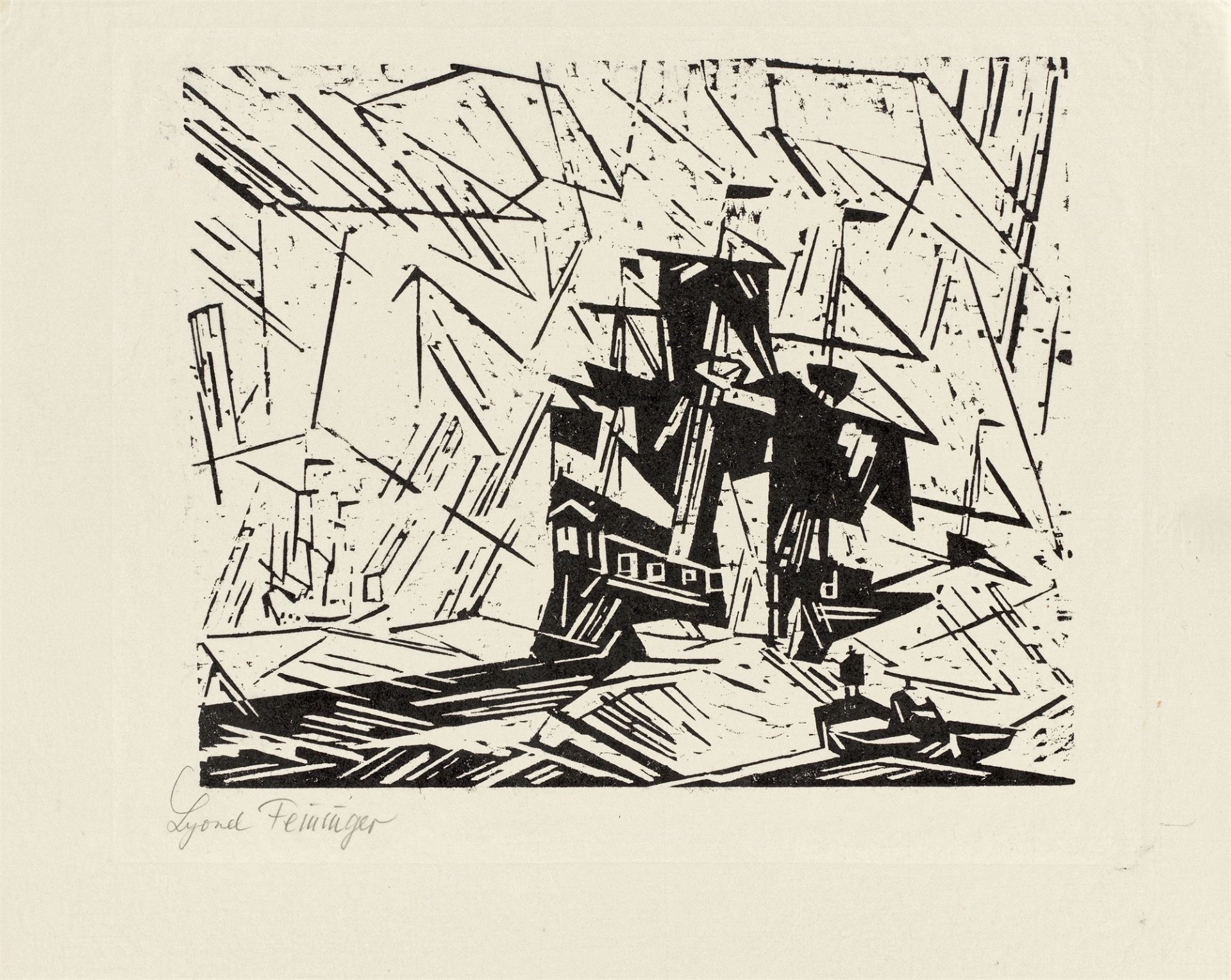 Lyonel Feininger. „Zwölf Holzschnitte“. 1921 - Bild 8 aus 15