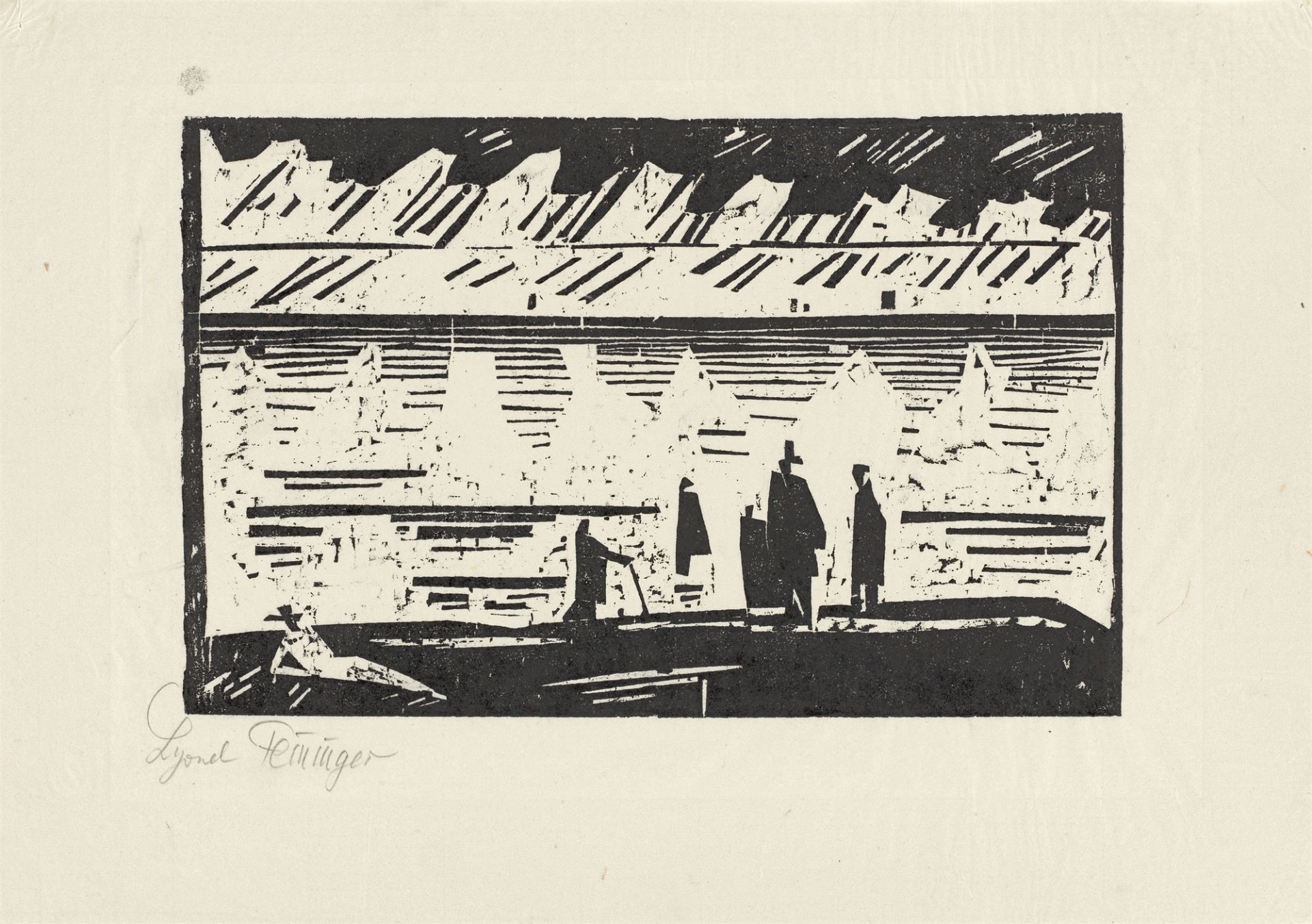 Lyonel Feininger. „Zwölf Holzschnitte“. 1921 - Bild 2 aus 15