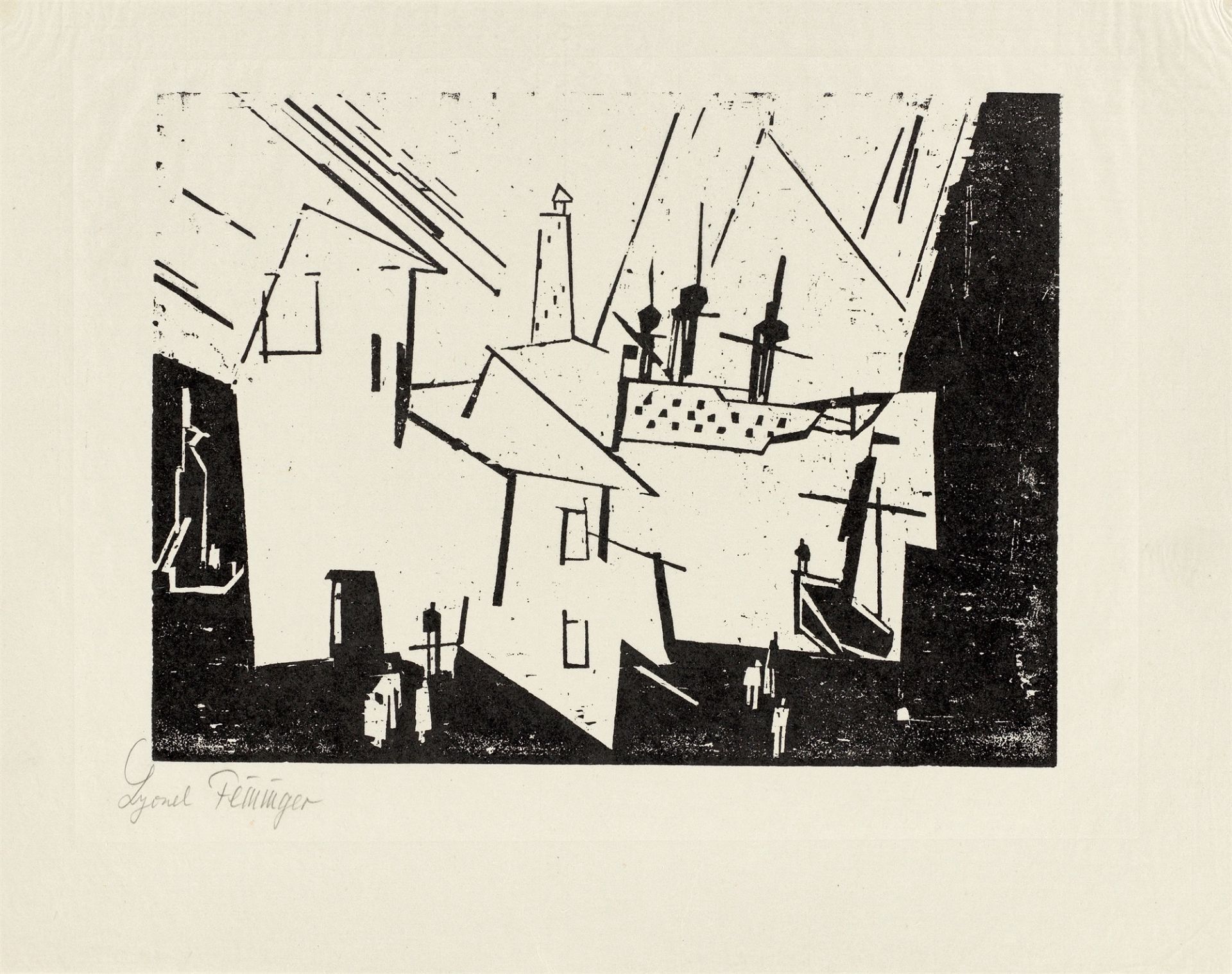 Lyonel Feininger. „Zwölf Holzschnitte“. 1921 - Bild 7 aus 15