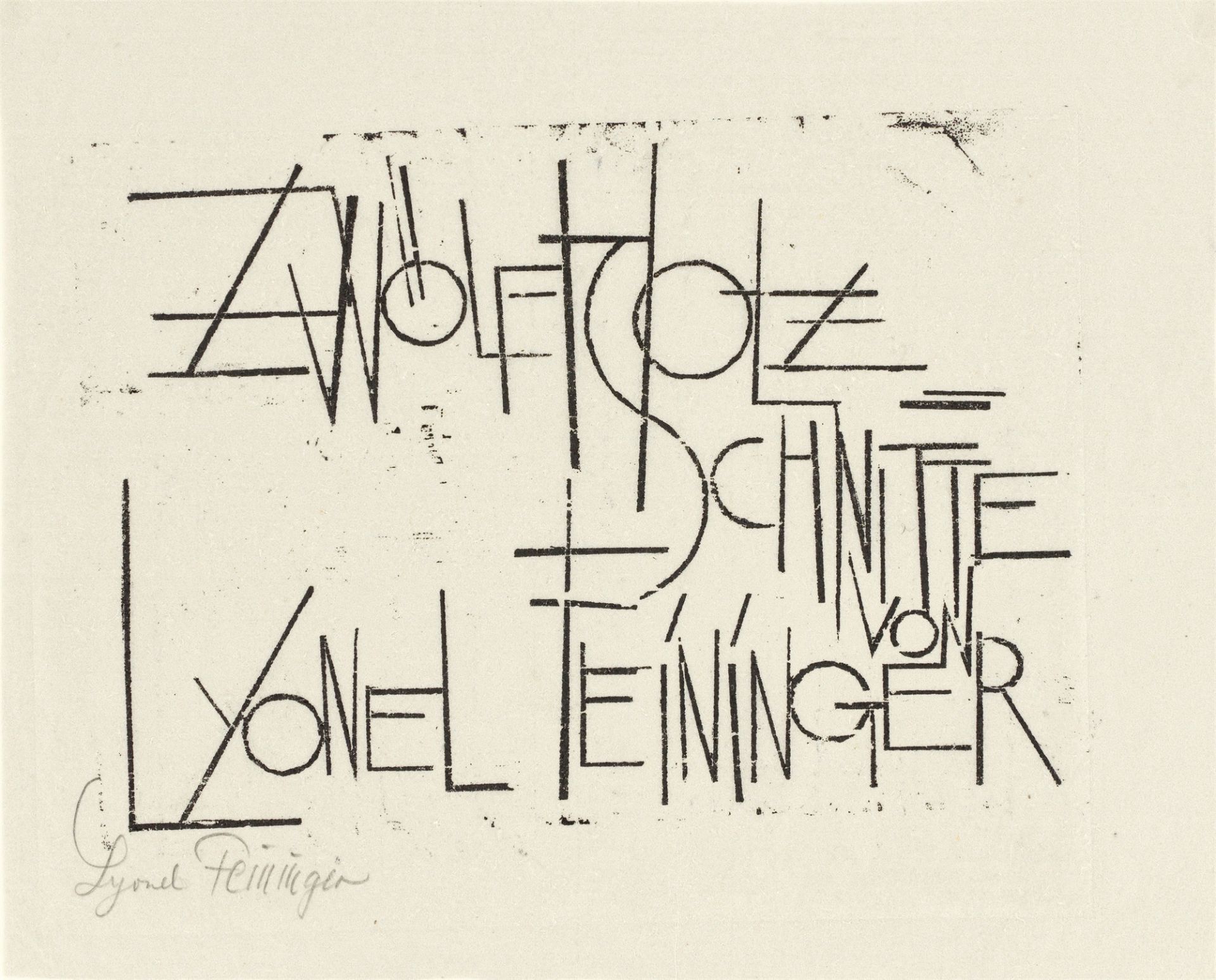 Lyonel Feininger. „Zwölf Holzschnitte“. 1921 - Bild 15 aus 15