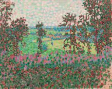 Gustav Gildemeister. Summer landscape. Circa 1908
