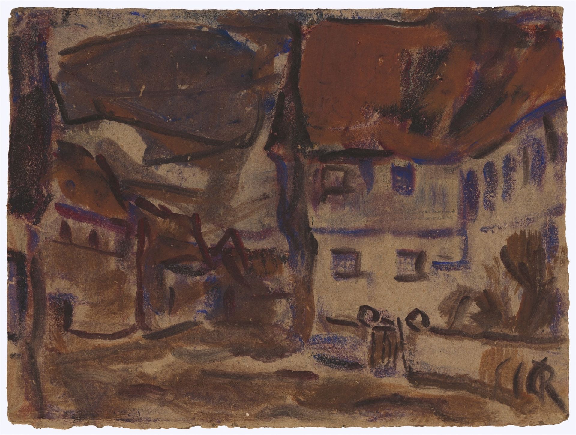 Christian Rohlfs. Straße in Soest. 1911/19