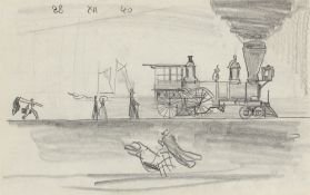 Lyonel Feininger. „Locomotive“. 1940