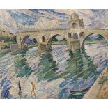 Mela Muter. Pont d’Avignon (Pont Saint-Benezet). Um 1940