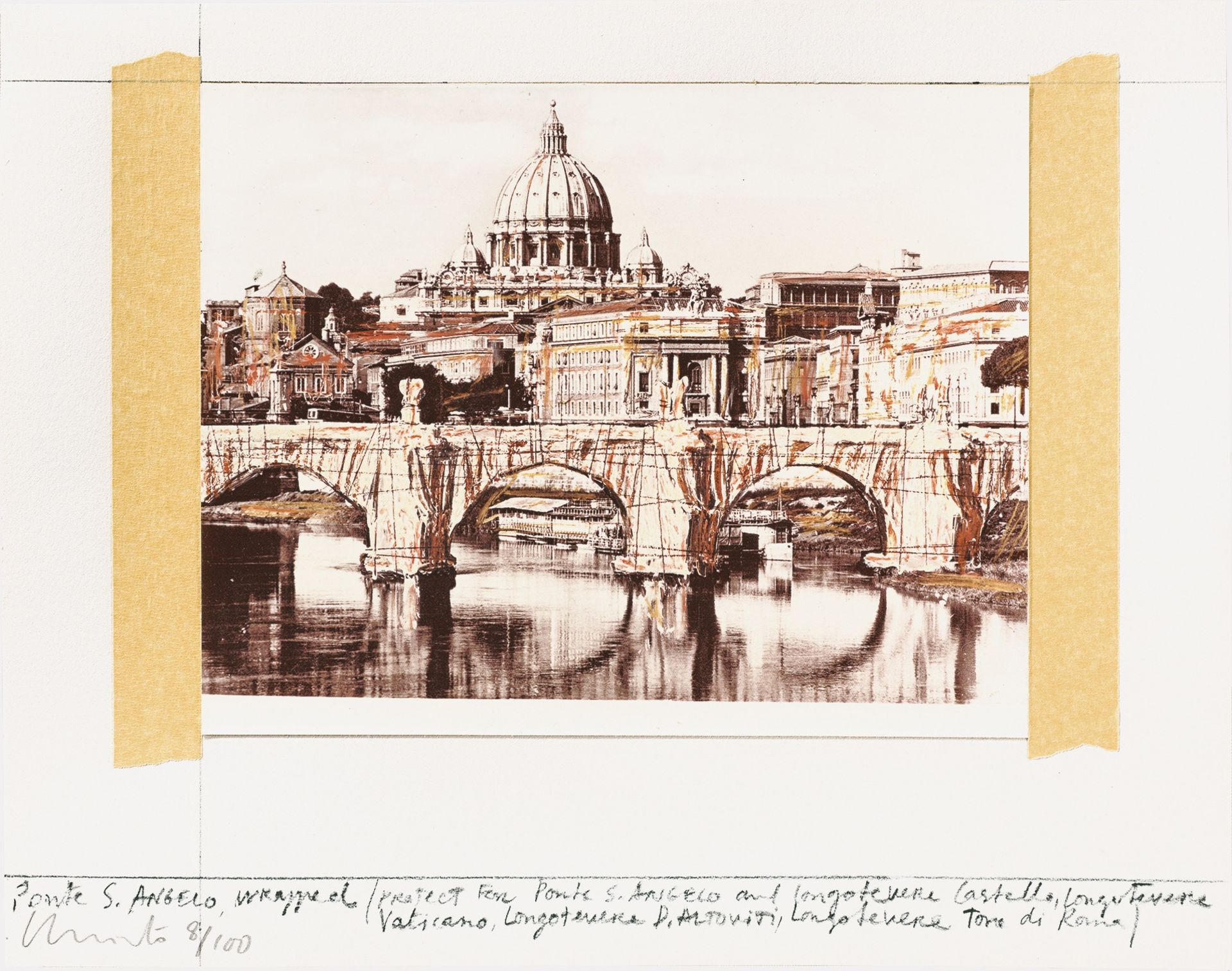 Christo. ”5 Urban Projects”. 1985 - Image 5 of 5