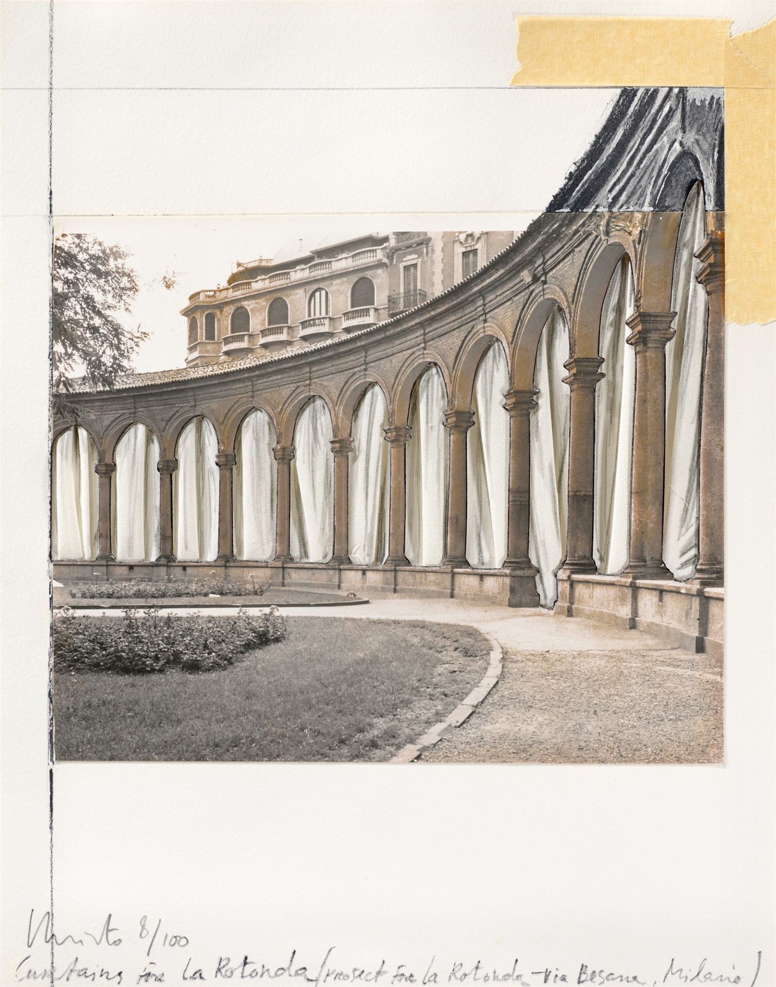 Christo. ”5 Urban Projects”. 1985 - Image 4 of 5