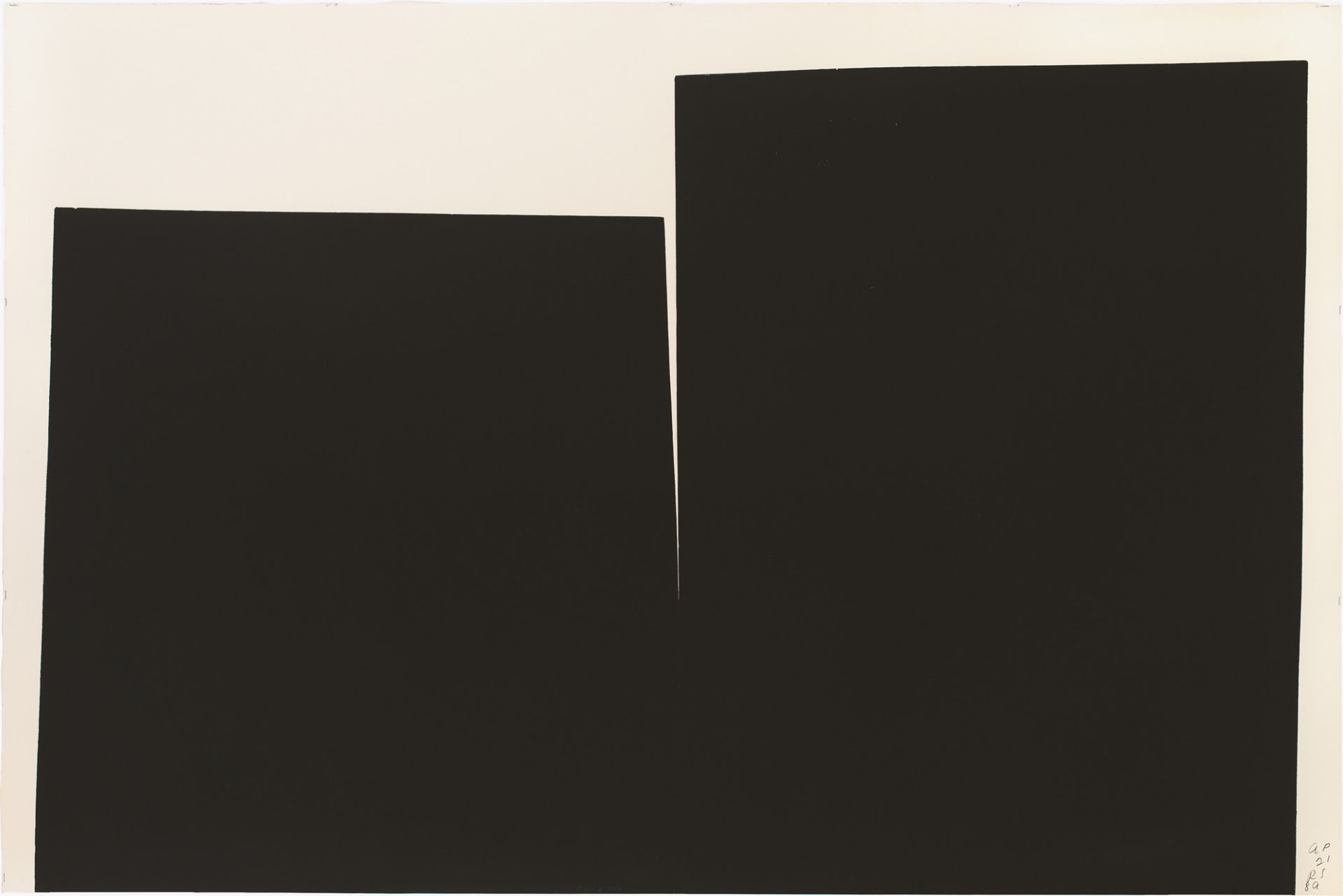 Richard Serra. ”Vive La Vive La”. 1989