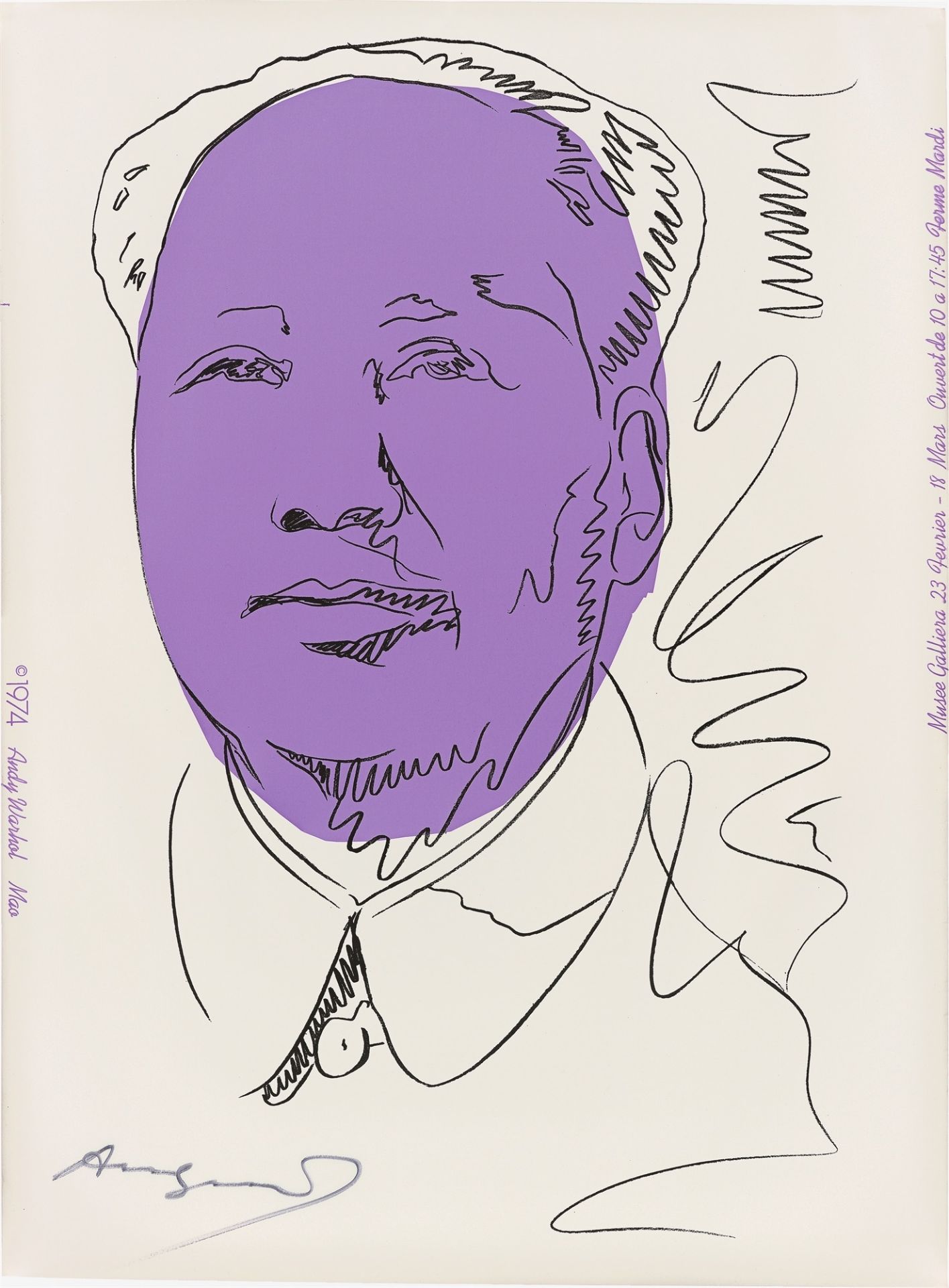 Andy Warhol. „Mao“. 1974