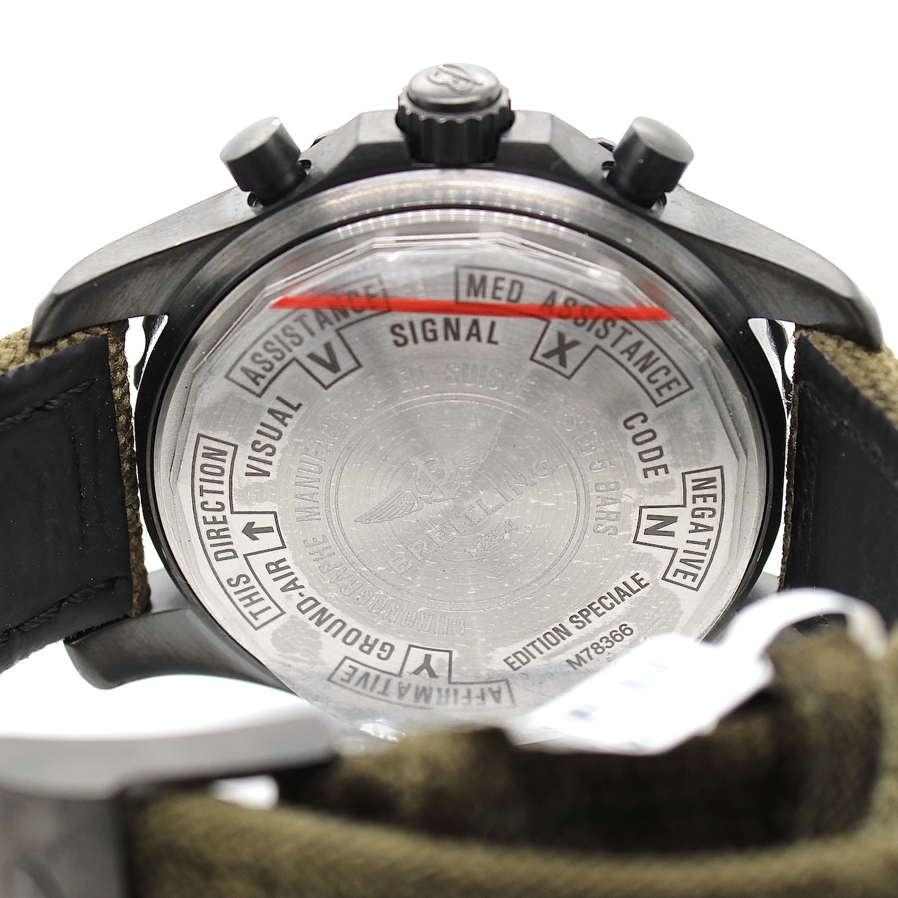 Breitling Chronospace Quartz on Military Strap - Image 4 of 9