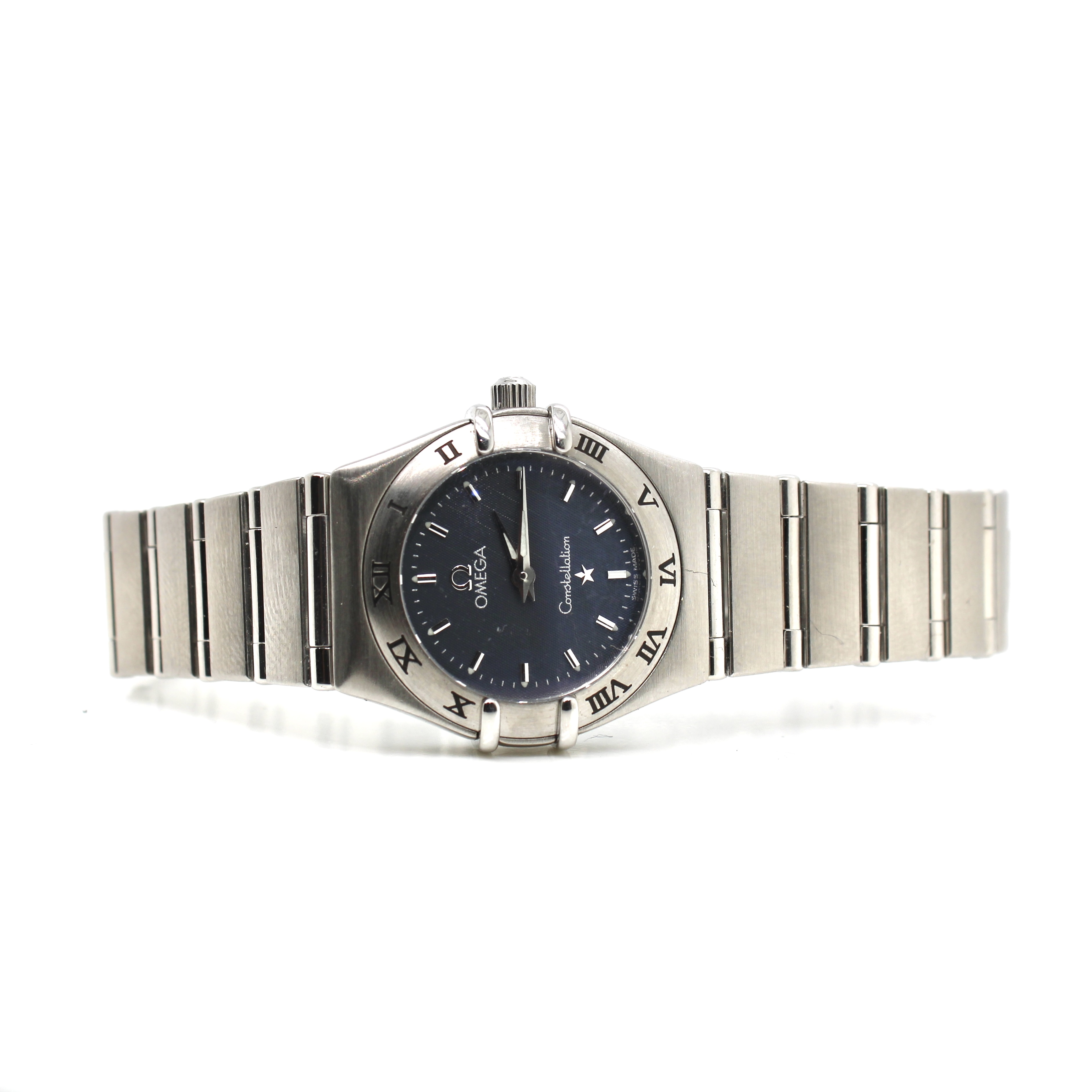 Ladies Omega Constellation Quartz with Blue Dial