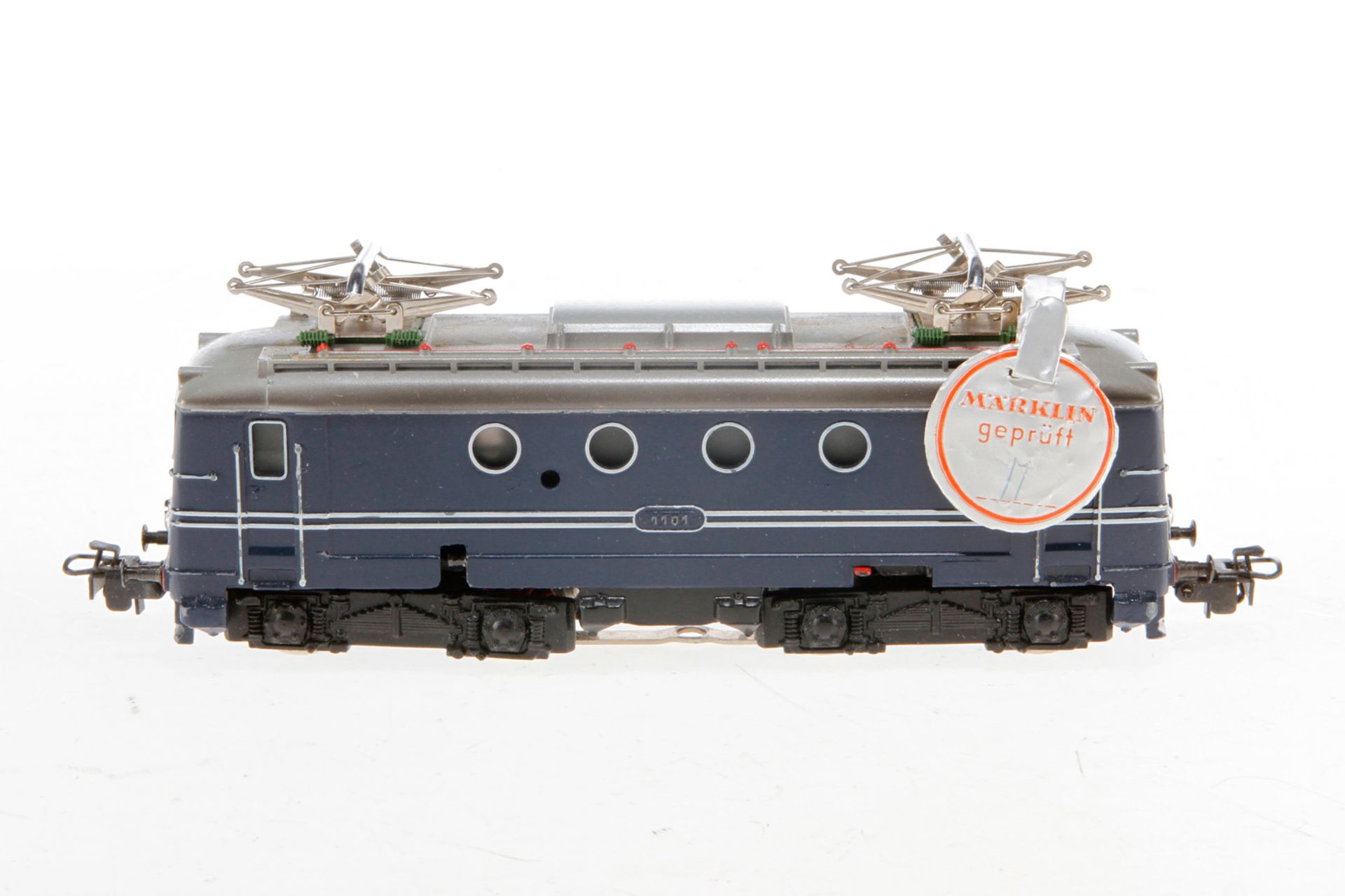 Märklin E-Lok ”1101” SEH 800, S H0, blau, Lackschäden und Alterungsspuren, im Karton, Z 2-3