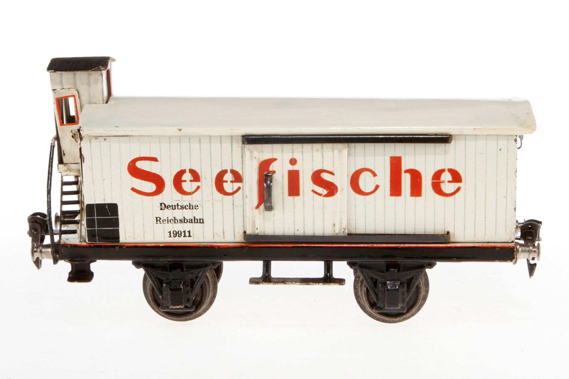 Märklin Seefischewagen 1991, S 1, handlackiert, mit BRHh und 2 ST, L 24, Z 4